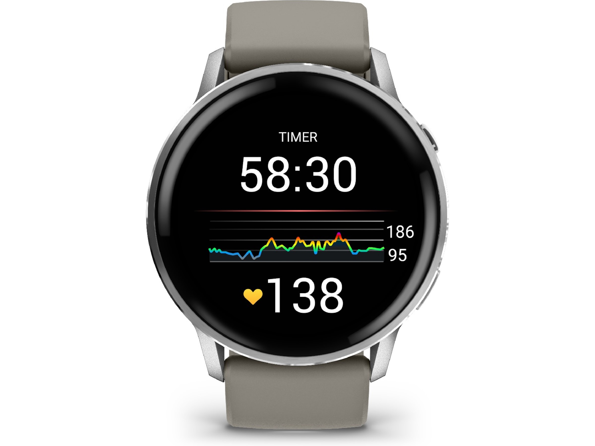 Garmin Venu 4 45mm GPS (silver/gray) Smartklokker