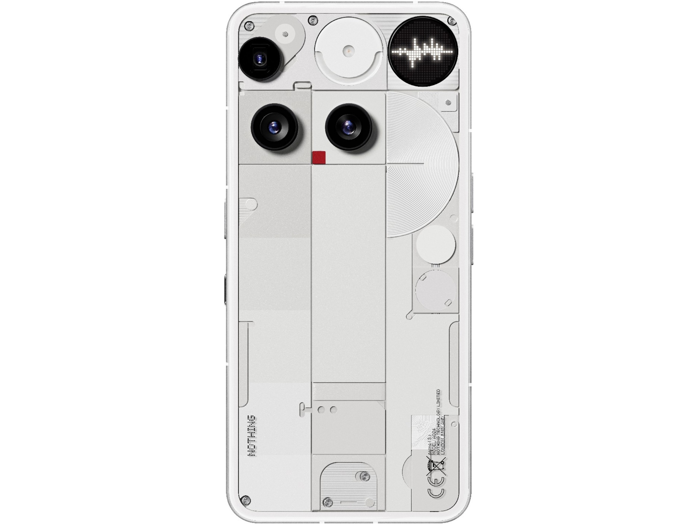 Nothing Phone (3) 256GB (hvit) -B-Grade Demo mobiltelefoner