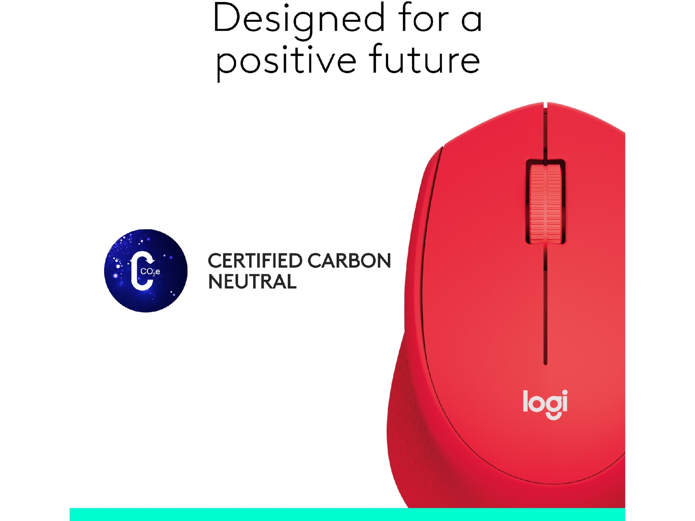 Logitech M330 Silent Plus Trådløs Rød Mus