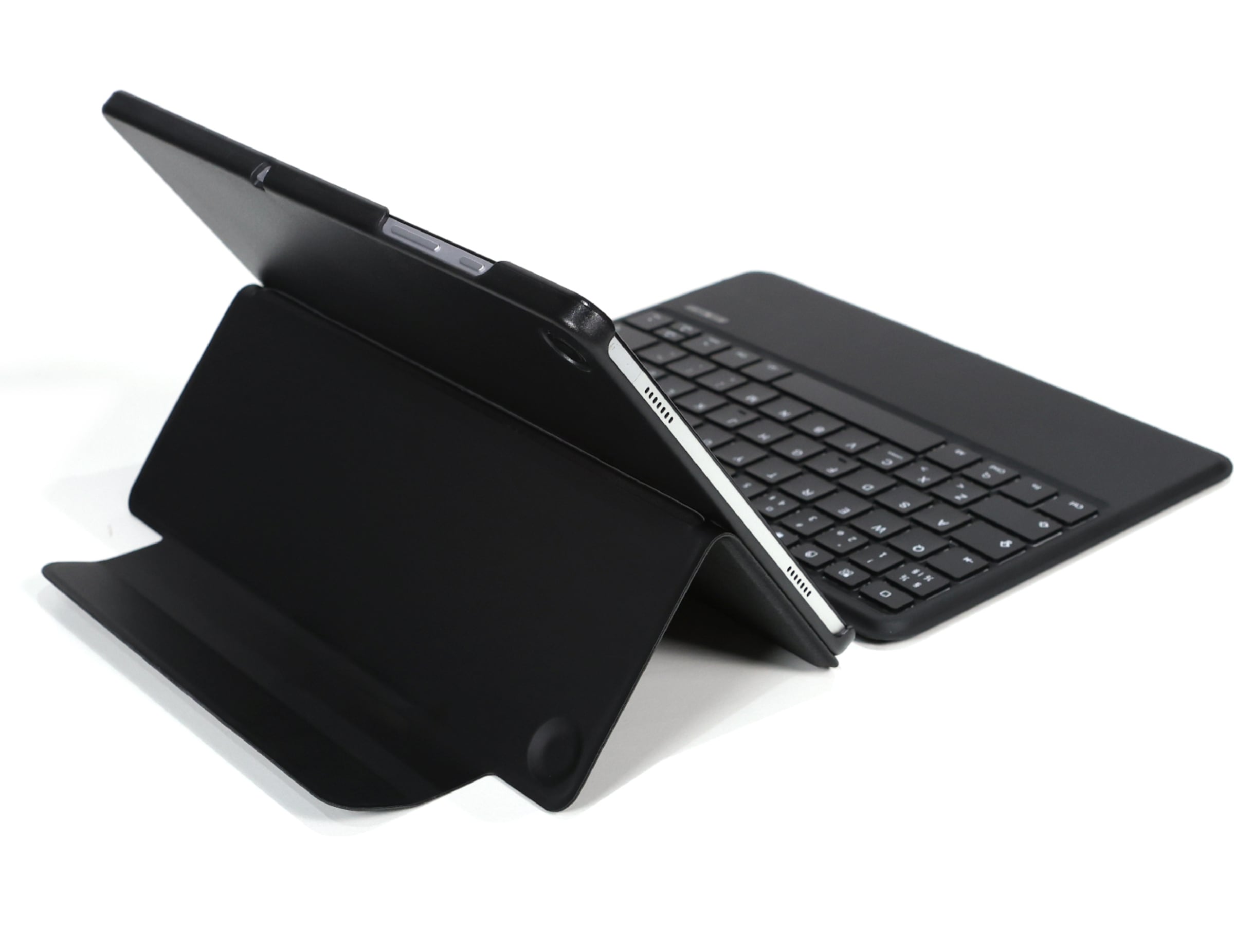 Gre8t Galaxy Tab A9+ tastaturdeksel (sort) Tastatur og stylus