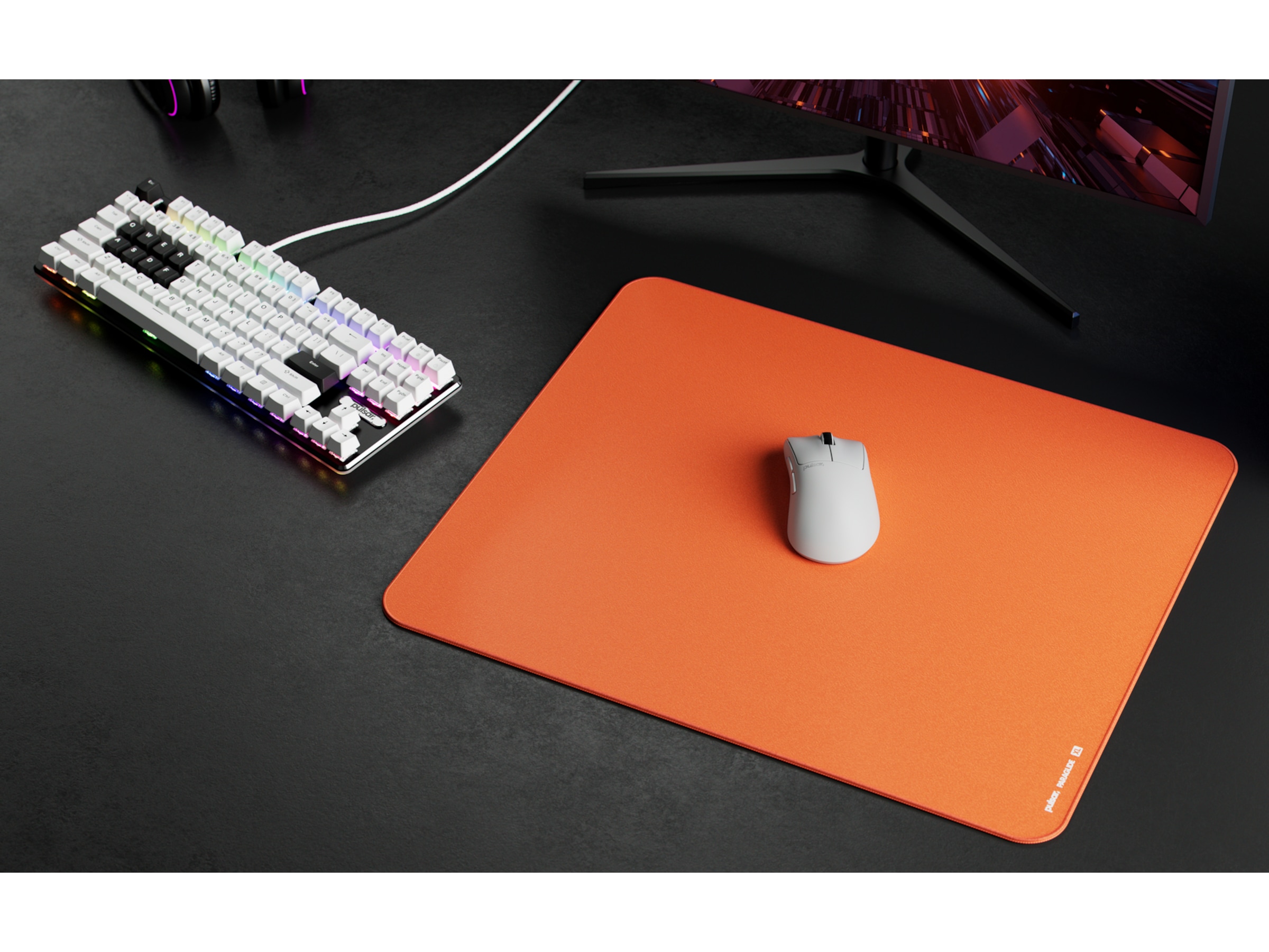 Pulsar ParaGlide Musematte XL (oransje) Gamingmusematte
