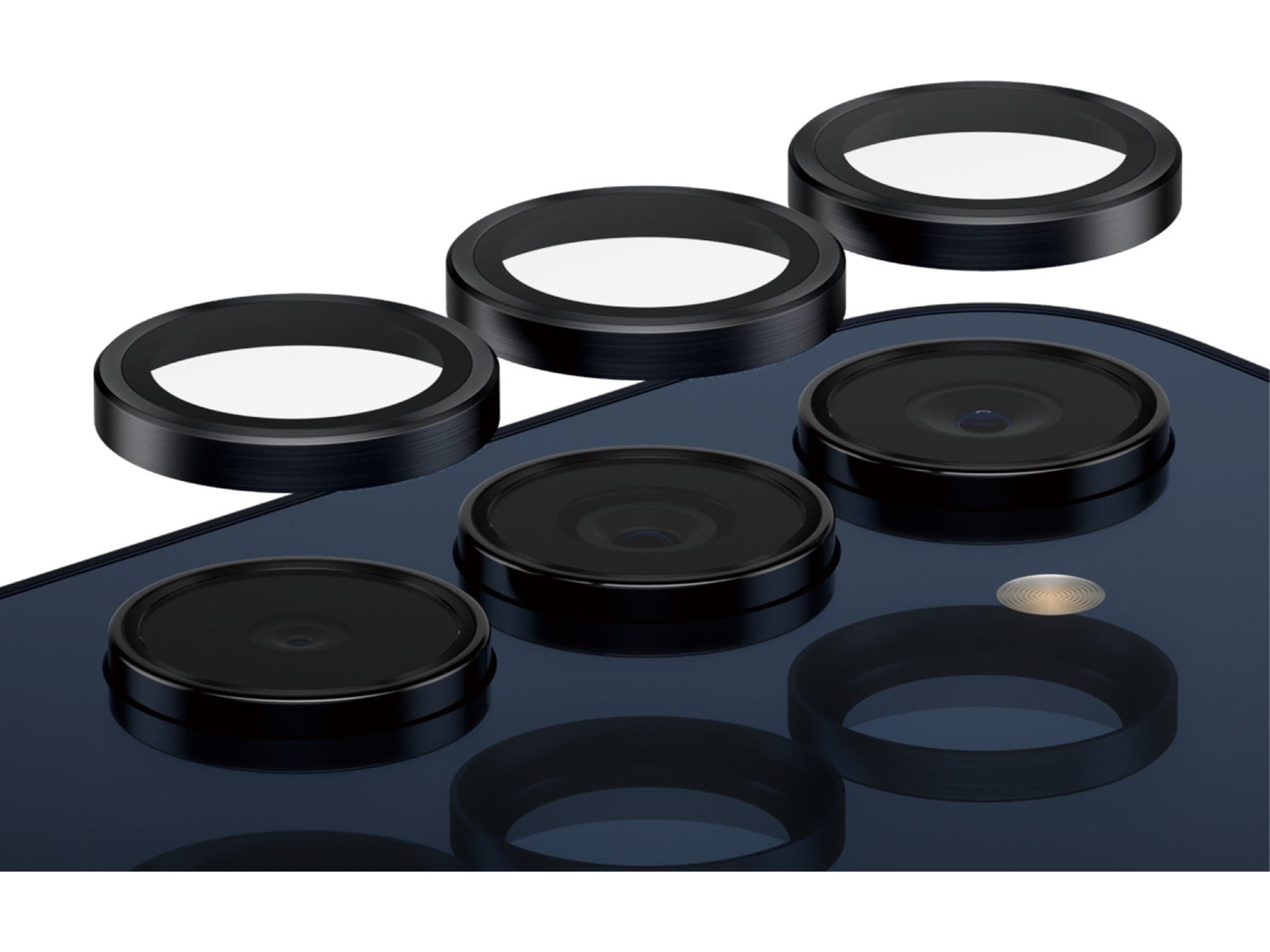 PanzerGlass Galaxy A34 Hoops Linsebeskytter (sort) Skjermbeskytter