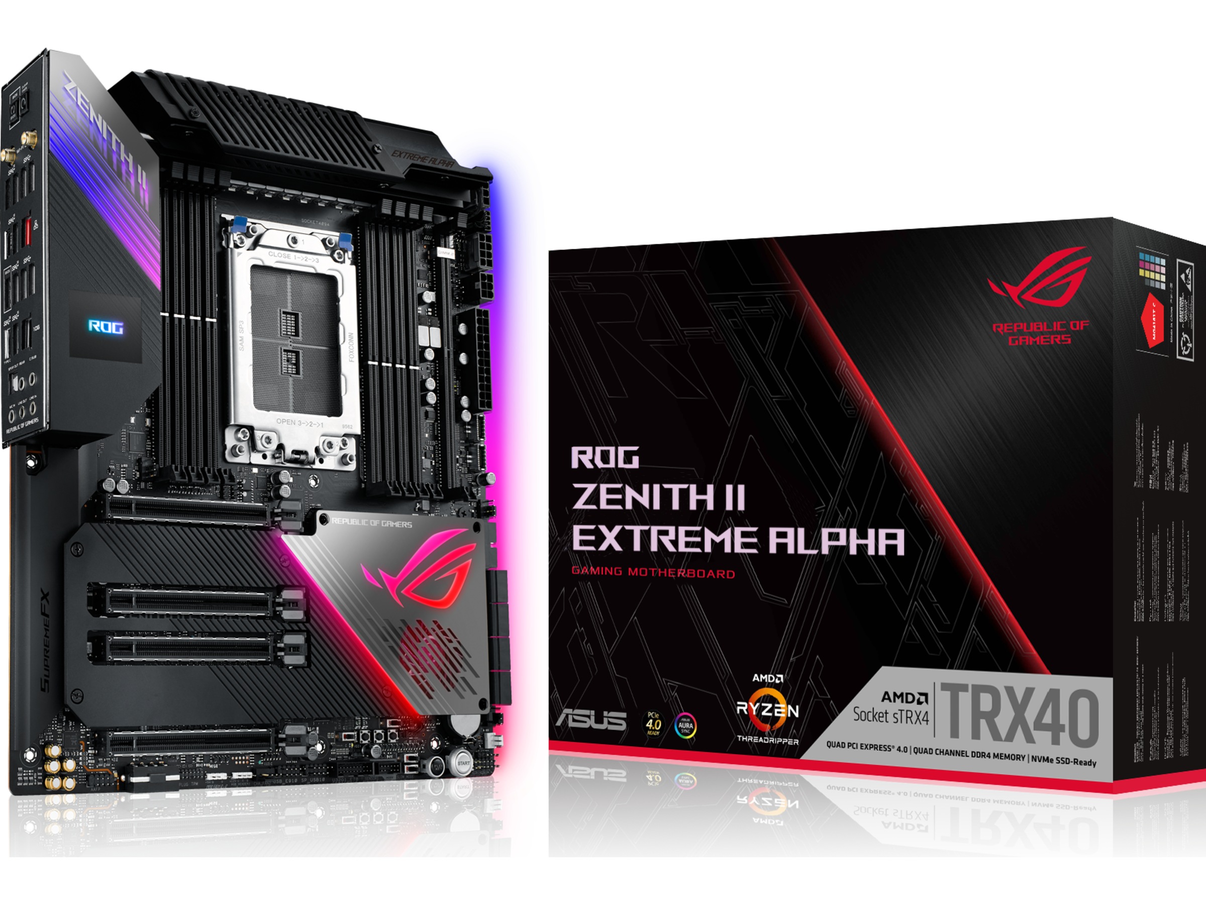 ASUS ROG ZENITH II EXTREME ALPHA STRX4 AMD Socket Komplett no