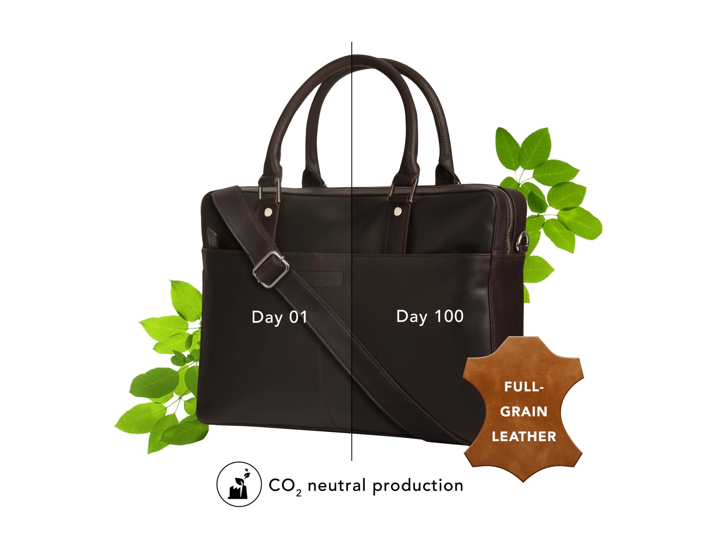 dbramante1928 Rosenborg 16" PC veske (hunter dark) Ryggsekk, veske & mappe