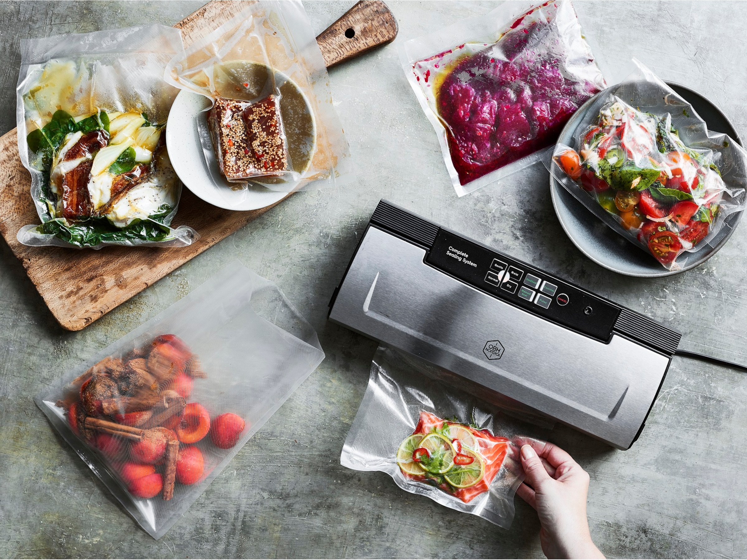 OBH Nordica Food Sealer Chef Sous Vide Komplett.no