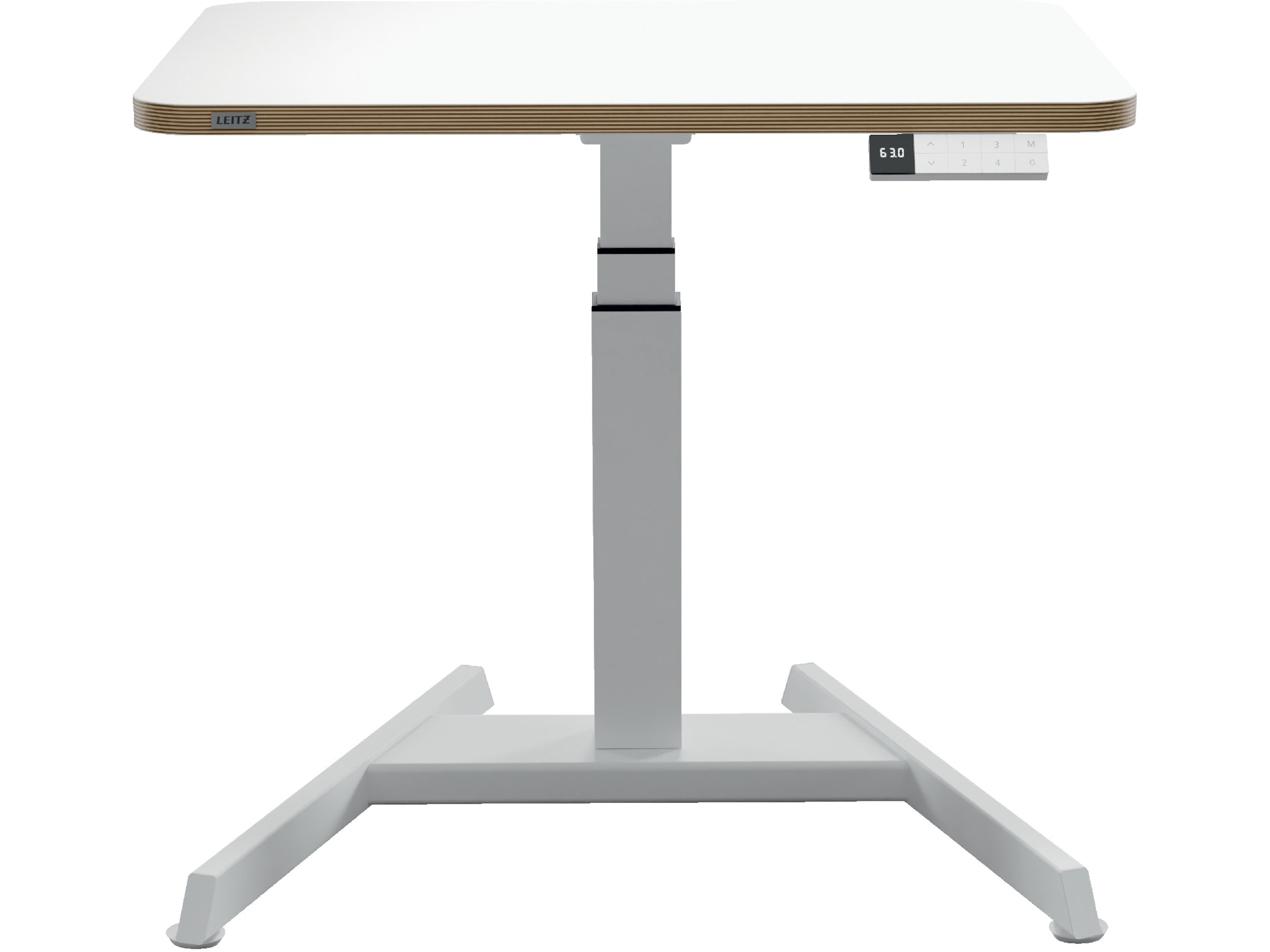 Leitz Ergo Hev-Senk Skrivebord, elektrisk, med påminnelse om å stå opp Skrivebord