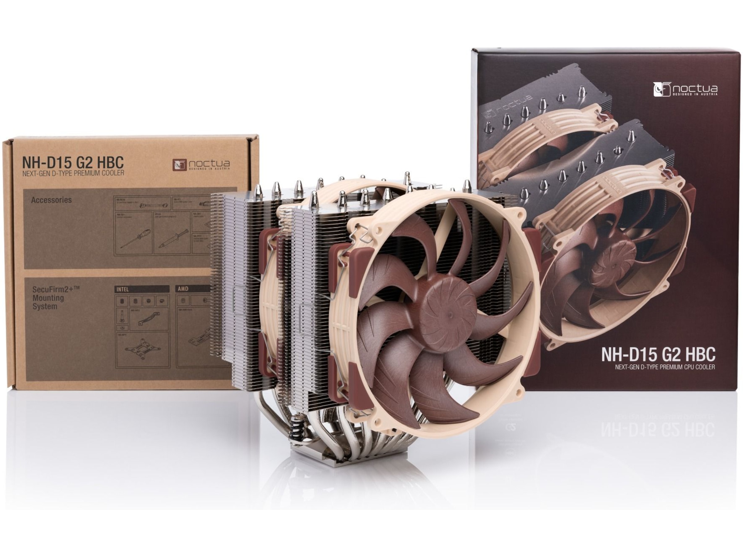 Noctua NH-D15 G2 HBC CPU Kjøler for Intel CPU - Luftkjøling