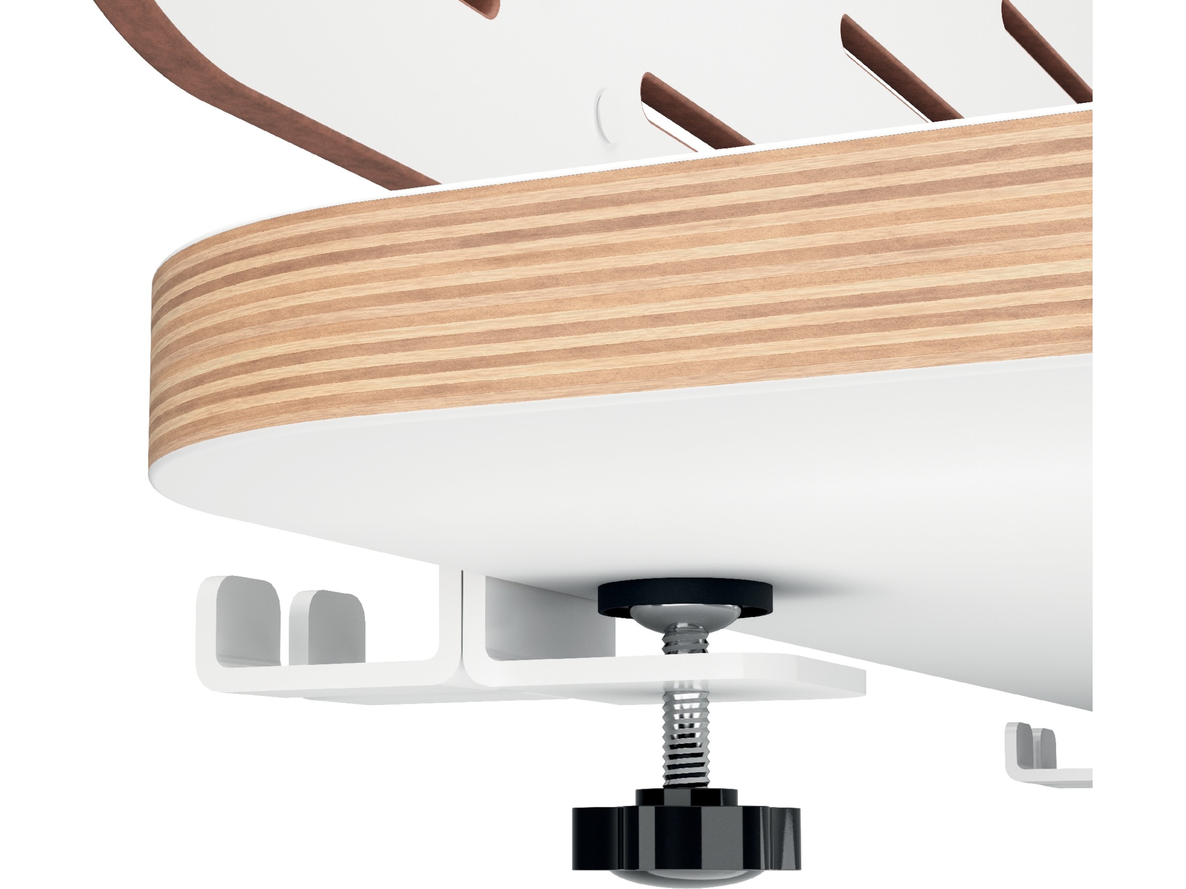 Leitz Ergo Organiseringstavle Pegboard med laptopholder, 80x25 cm Oppbevaring & organisering