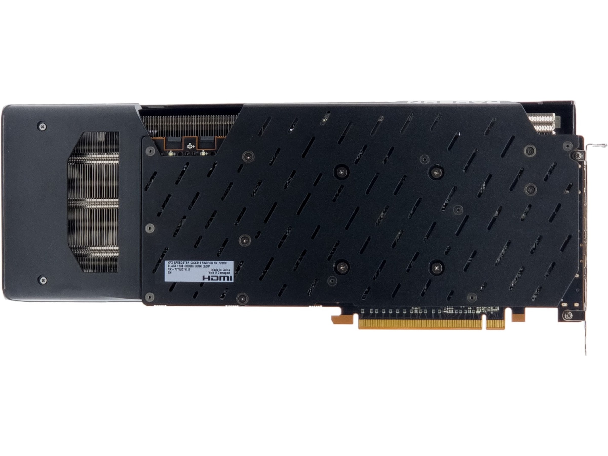 XFX Speedster QICK 319 Radeon RX 7700 XT Black Skjermkort