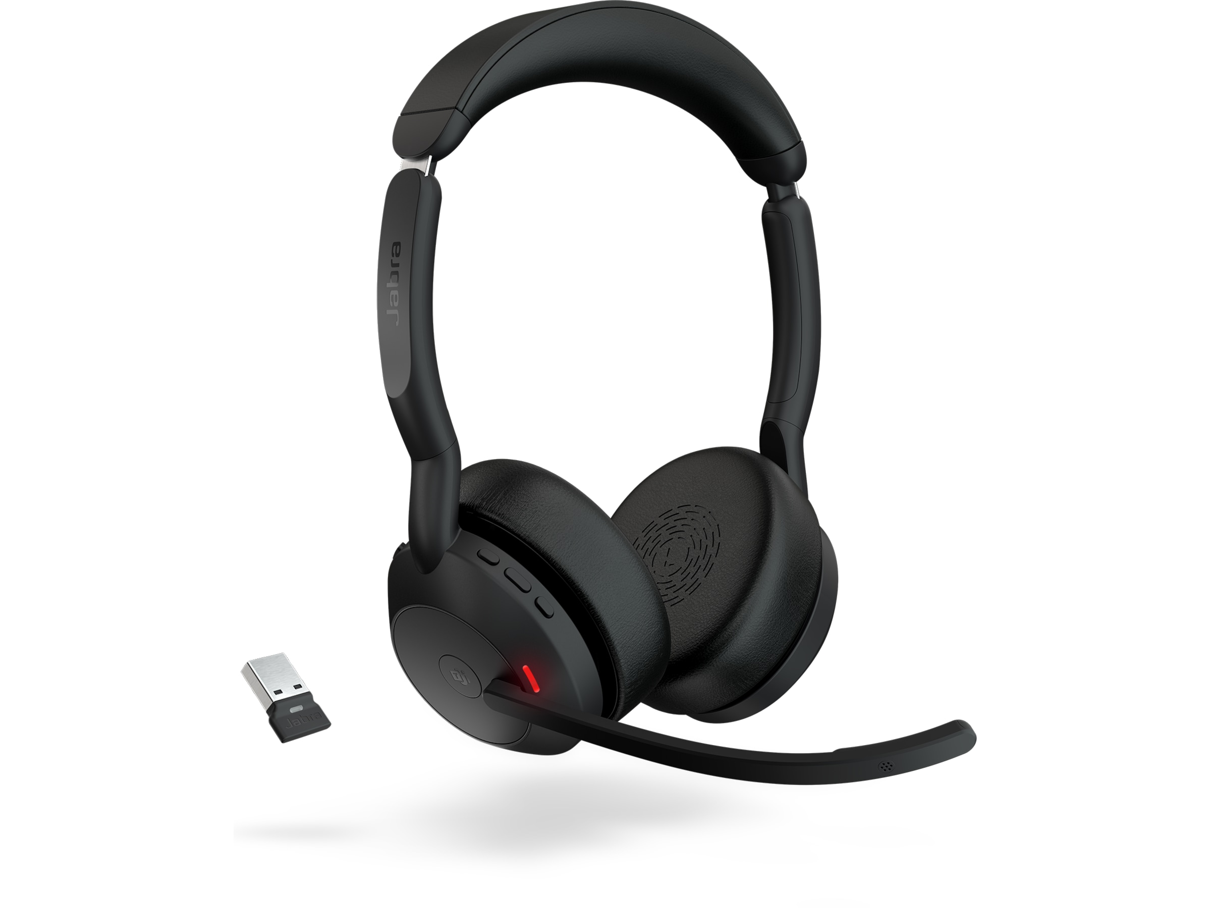 Jabra Evolve2 55 Link380a MS Teams Stereo Stand Trådløse hodesett