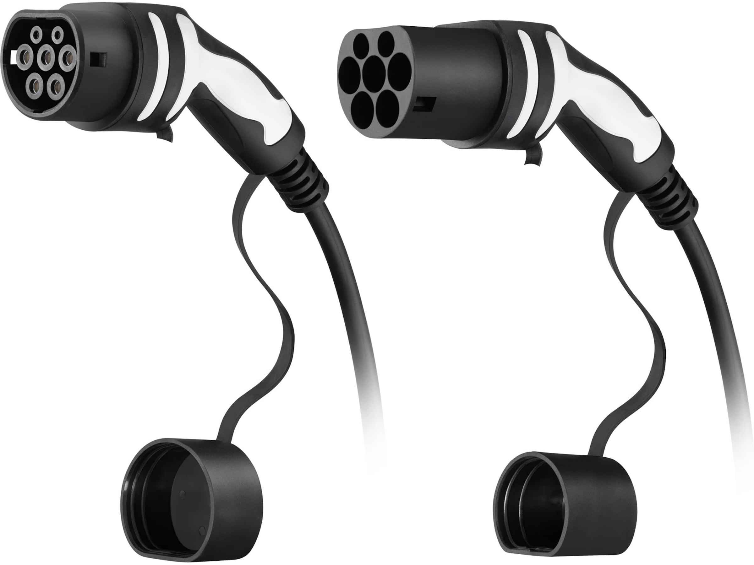 Freev EV-Charge 3000 Type 2 ladekabel 5m (sort/hvit) Ladekabler til elbil