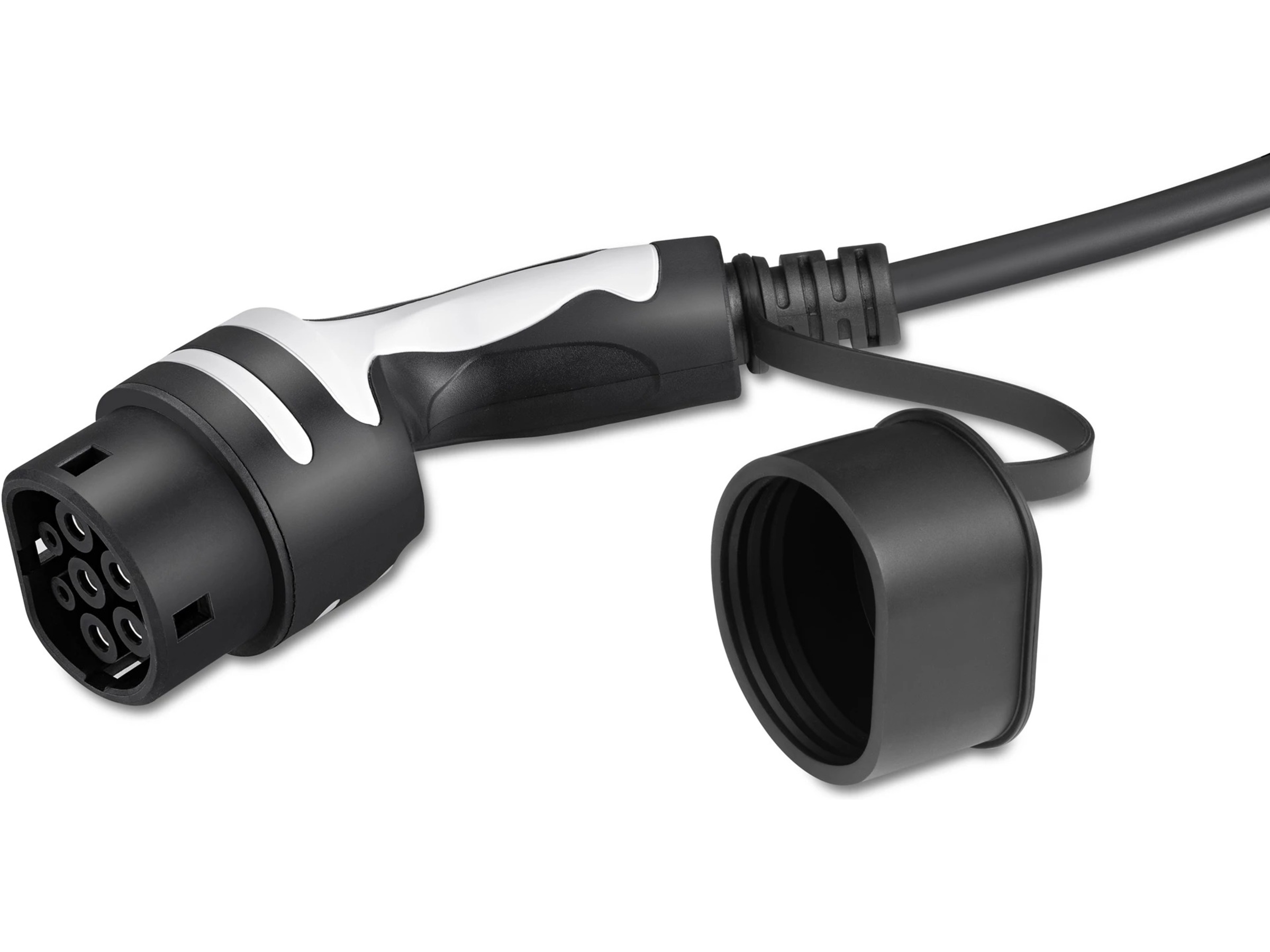 Freev EV-Charge 3000 Type 2 ladekabel 5m (sort/hvit) Ladekabler til elbil