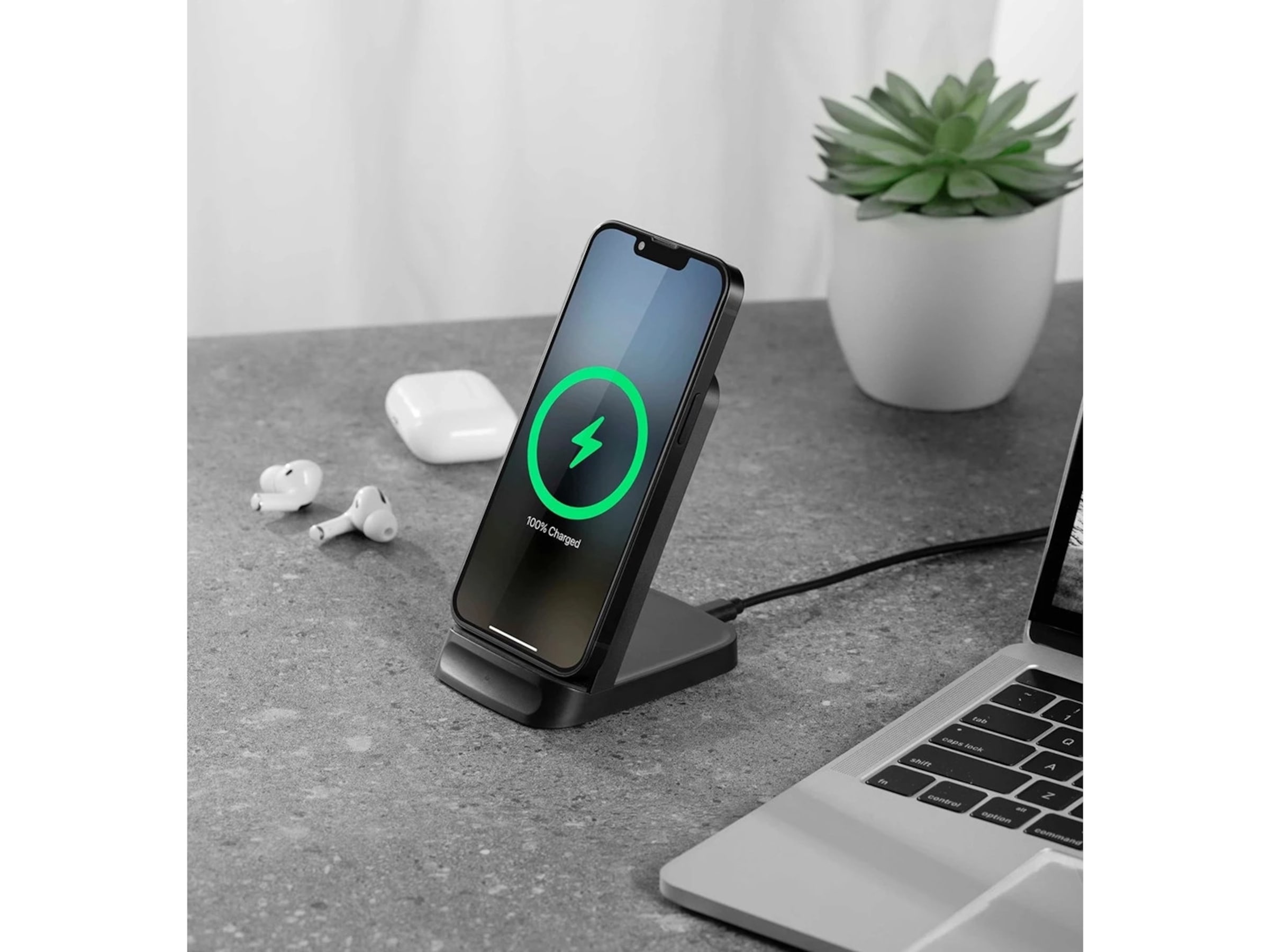 Andersson WSC Q1200 Qi trådløs ladestativ 15W Trådløs lader