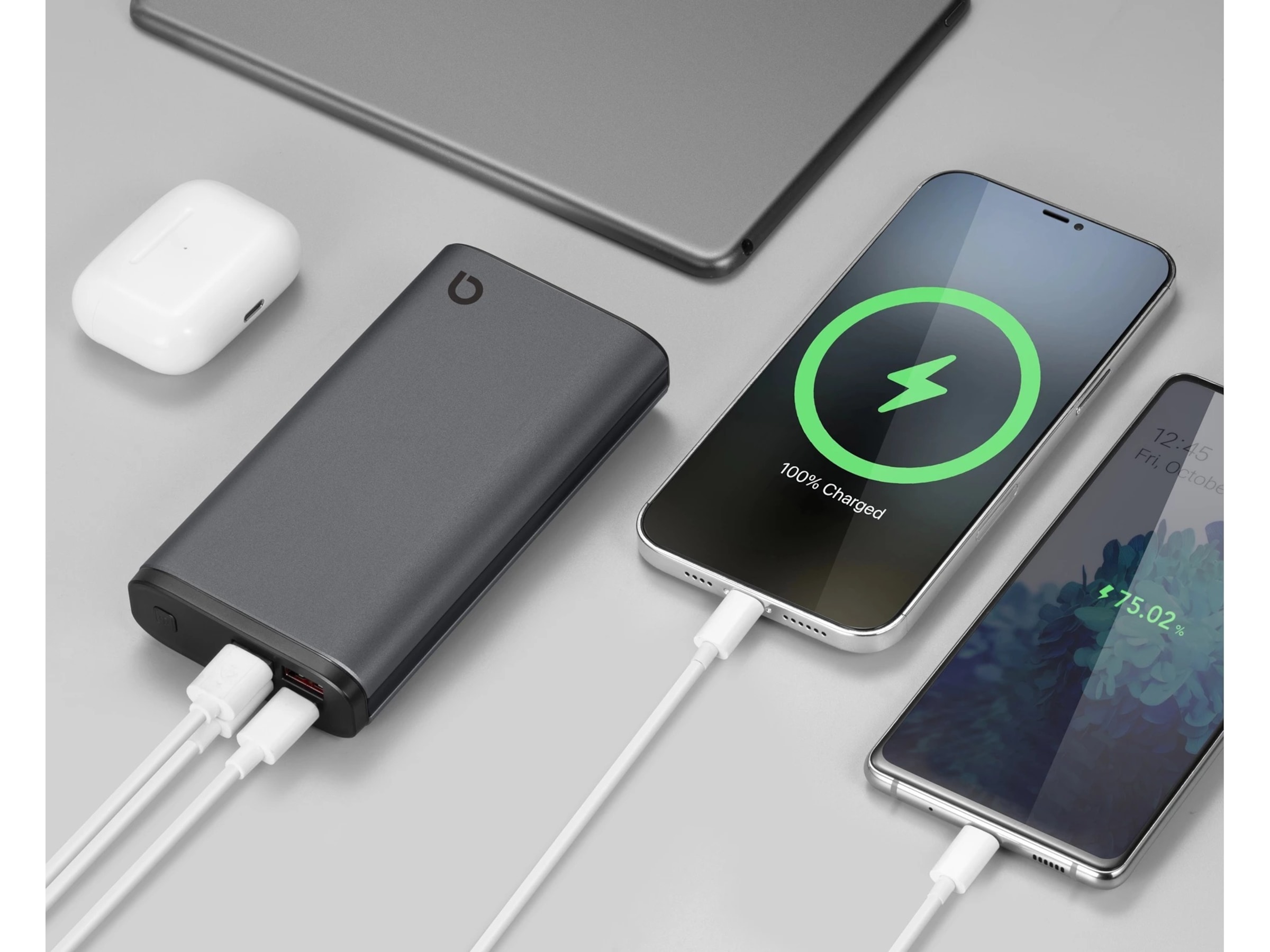 Andersson Powerbank 20.000 PD/QC 3.0 V2 2 pk (space gray) Powerbank