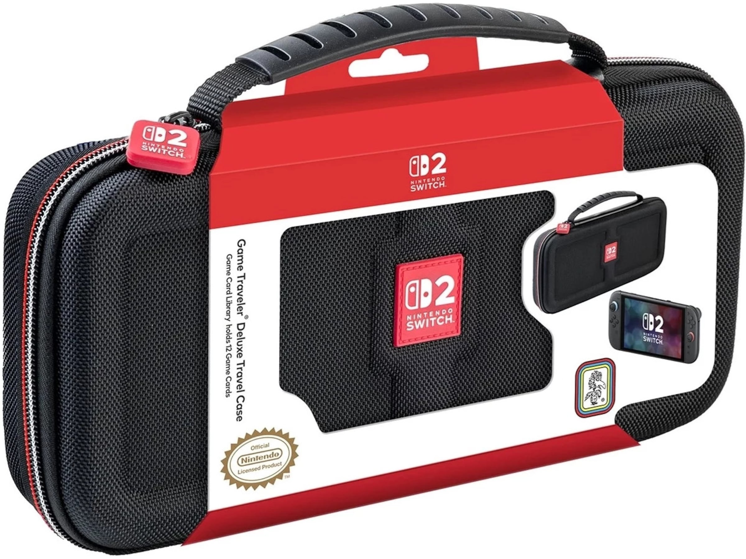 Nintendo Switch 2 Deluxe Travel Case (sort) Tilbehør til spillkonsoller