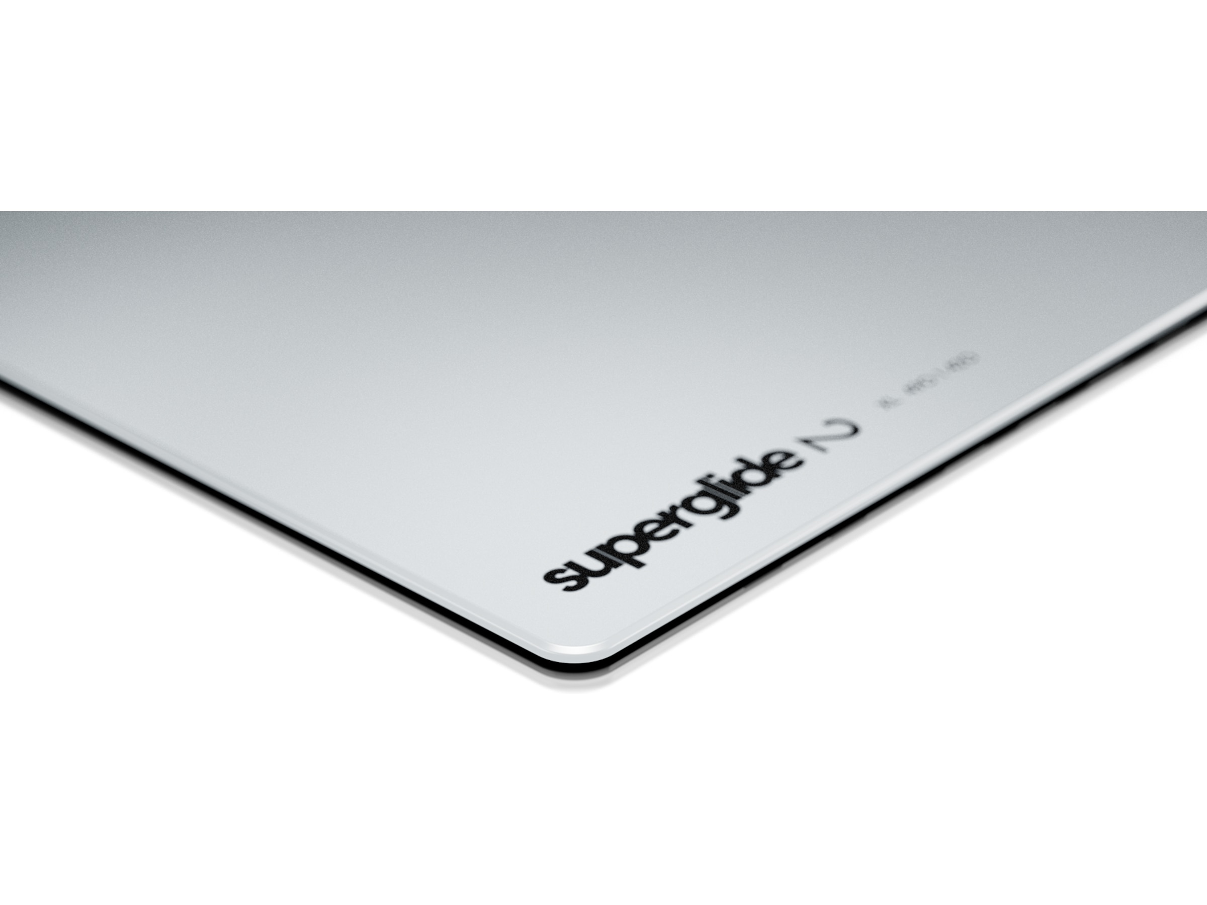 Pulsar Superglide Glass Musematte XL (hvit) Gamingmusematte