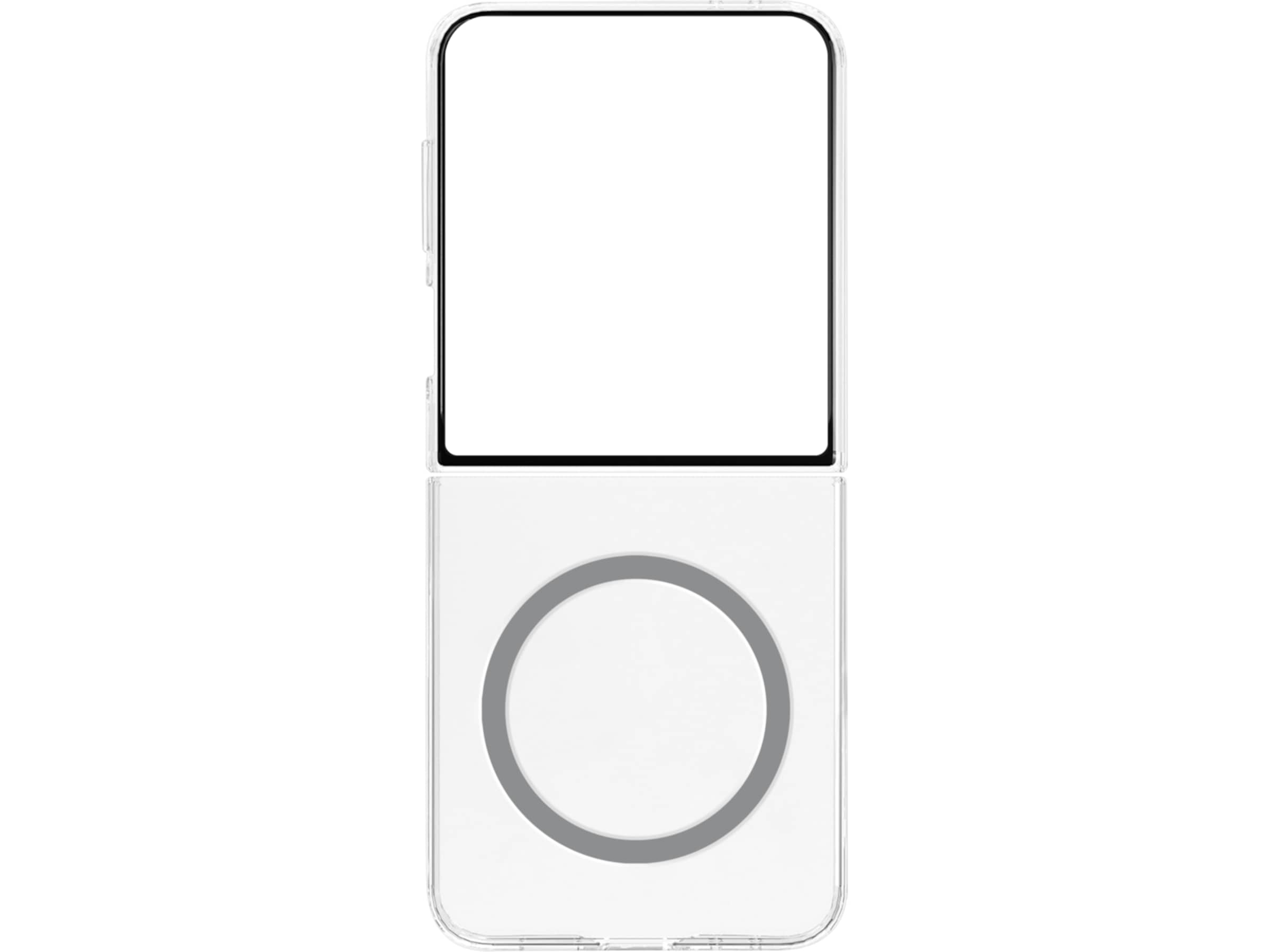 Samsung Galaxy Z Flip7 Clear Magnet Case (gjennomsiktig) Mobildeksel