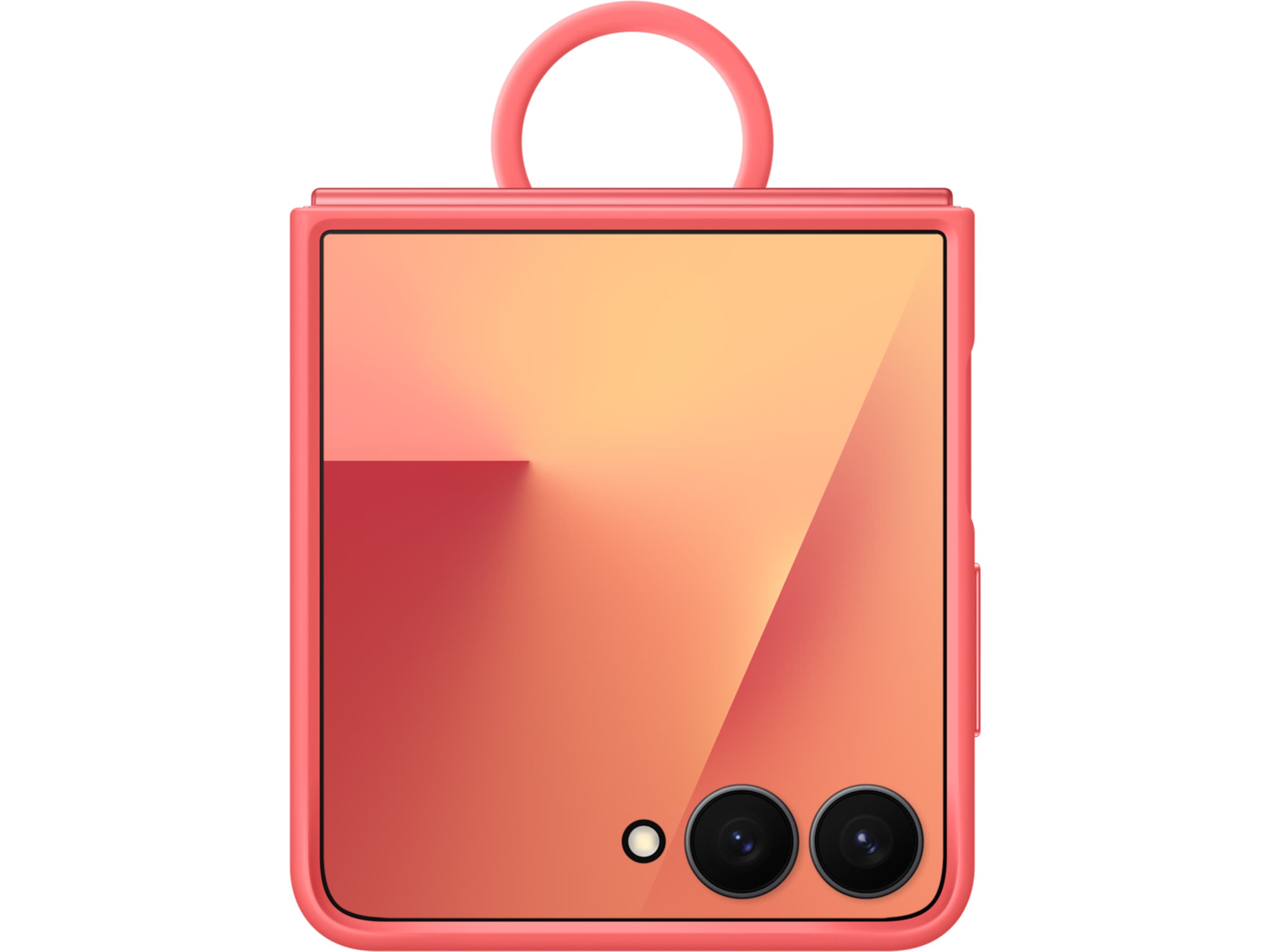 Samsung Galaxy Z Flip7 Ring Silikondeksel (red) Mobildeksel