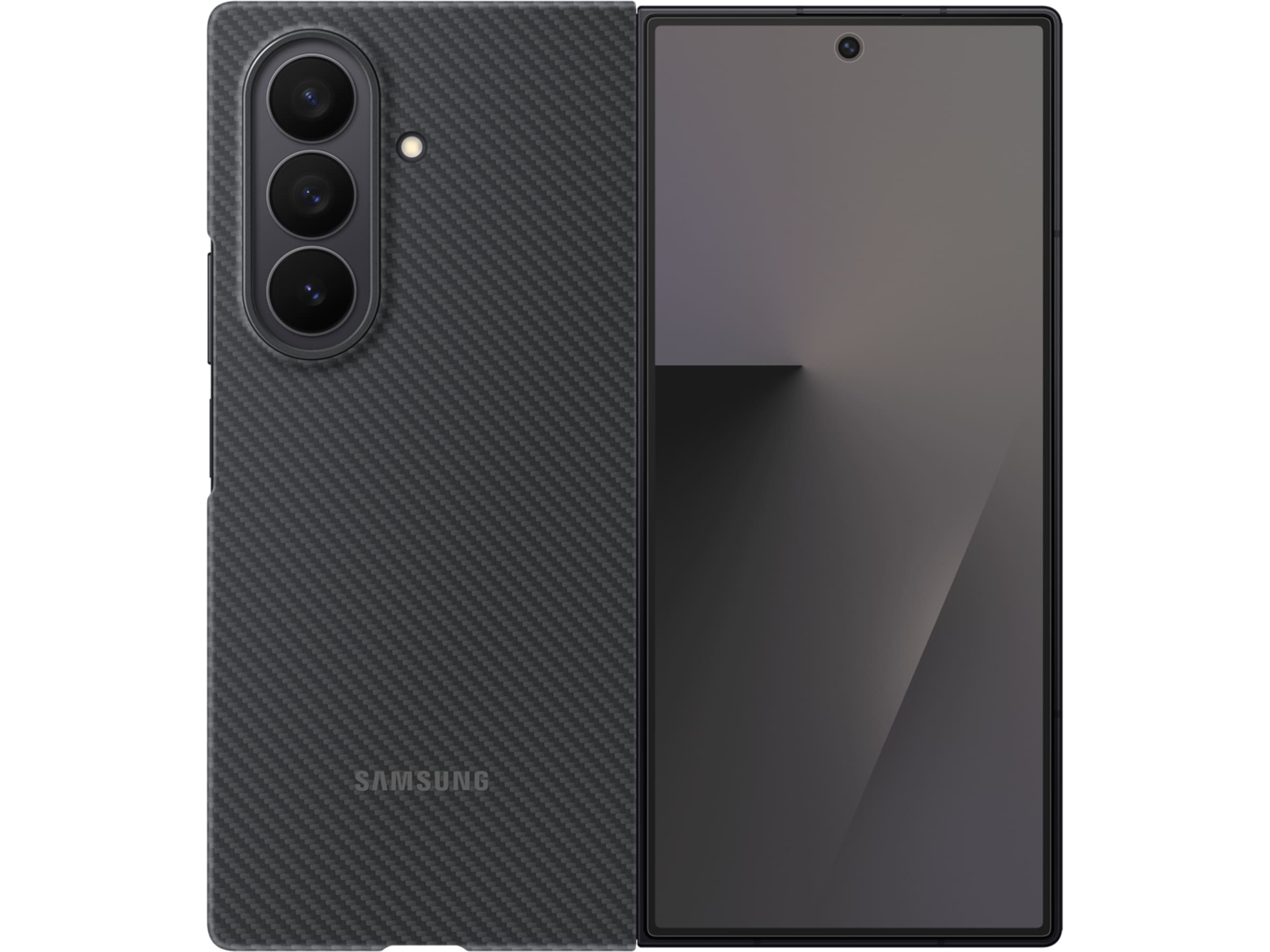Samsung Galaxy Z Fold7 Carbon Shield Case (black) Mobildeksel