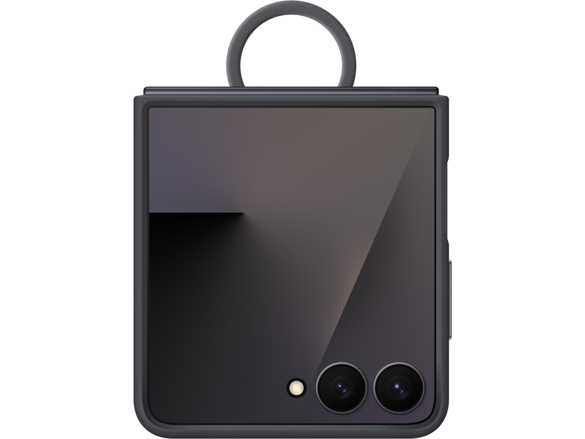 Samsung Galaxy Z Flip7 Ring Silikondeksel (black) Mobildeksel