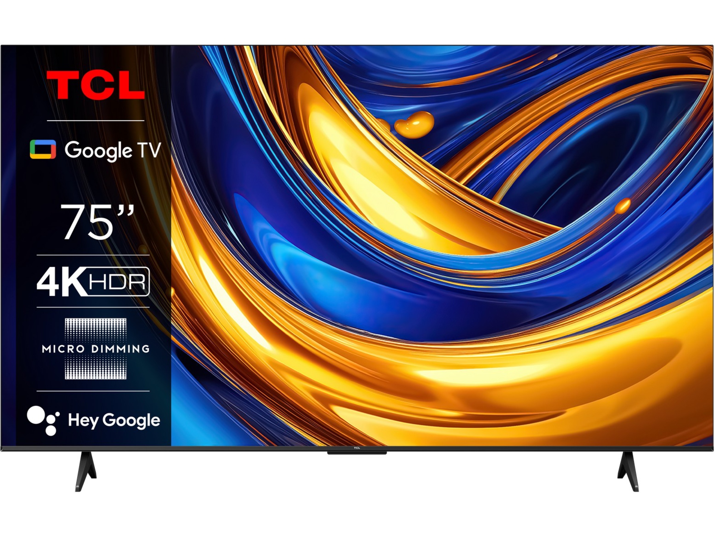 TCL 75" 75V6B 4K HDR Google TV -B-Grade Demo TV/projektor