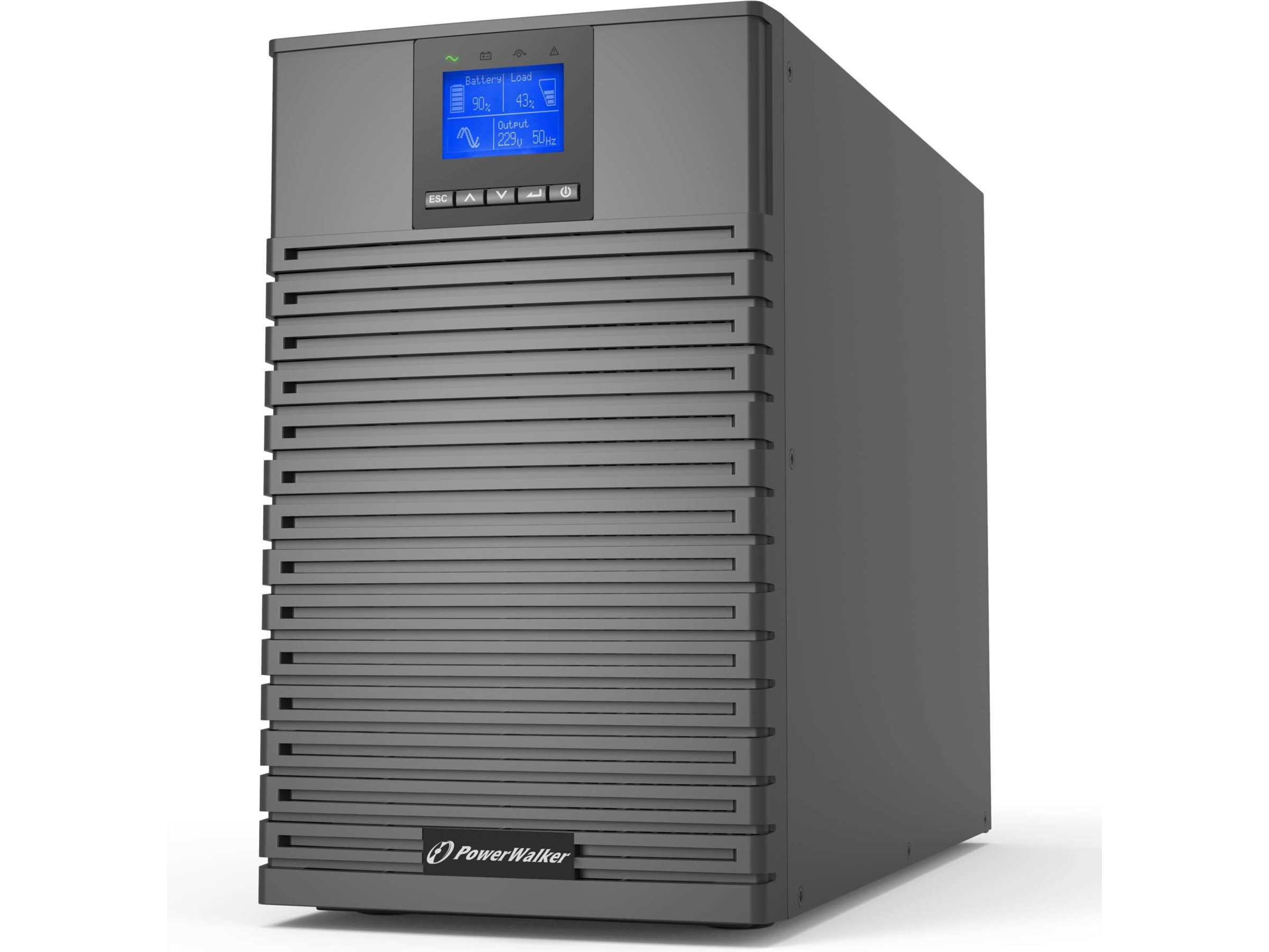 BlueWalker PowerWalker VFI 3000 ICT IoT UPS og UPS-batteri