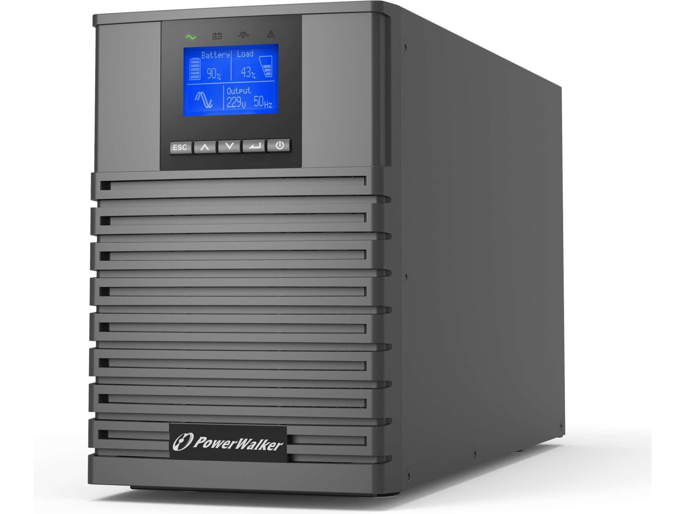BlueWalker PowerWalker VFI 1000 ICT IoT UPS og UPS-batteri