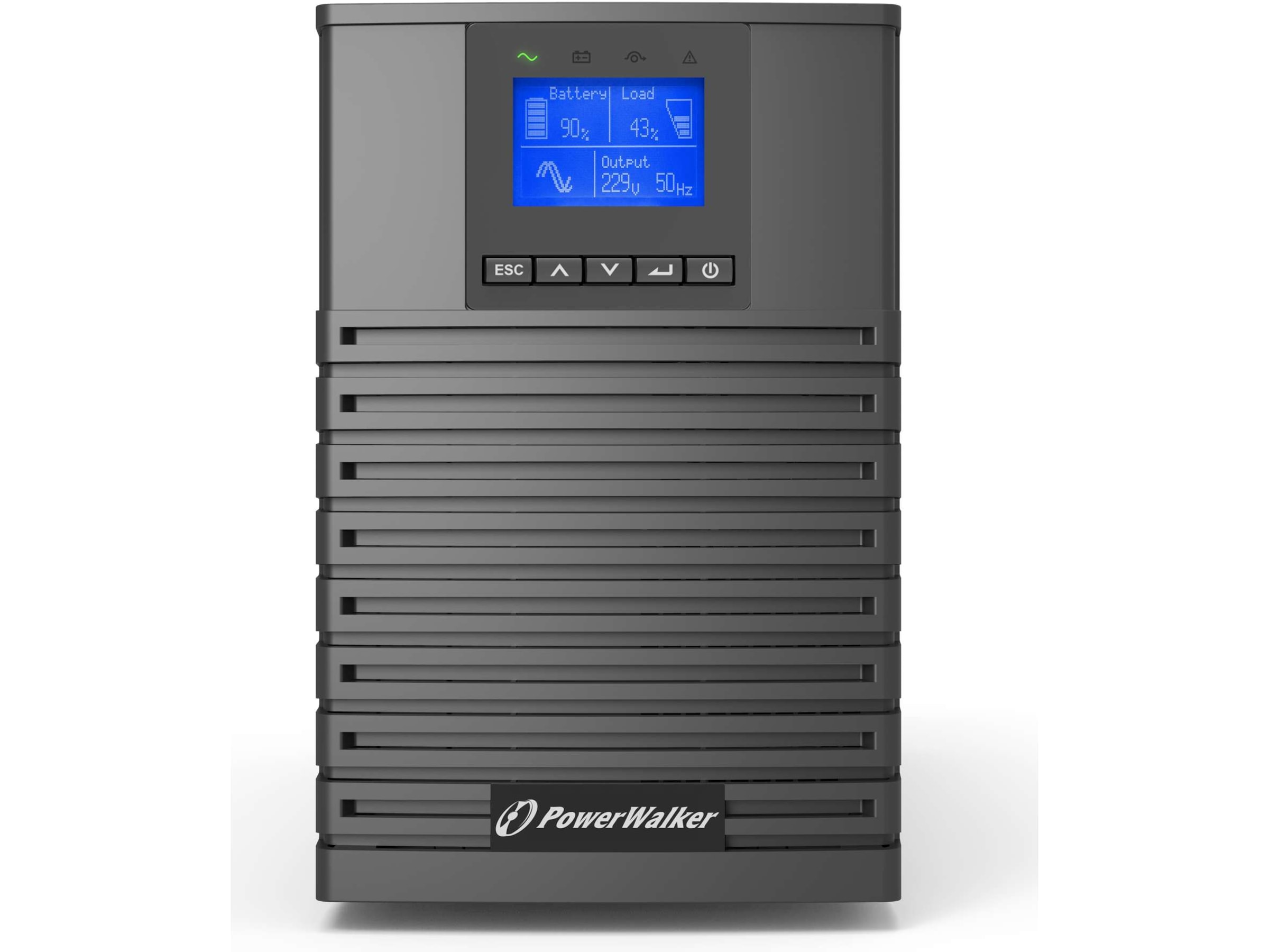 BlueWalker PowerWalker VFI 1000 ICT IoT UPS og UPS-batteri