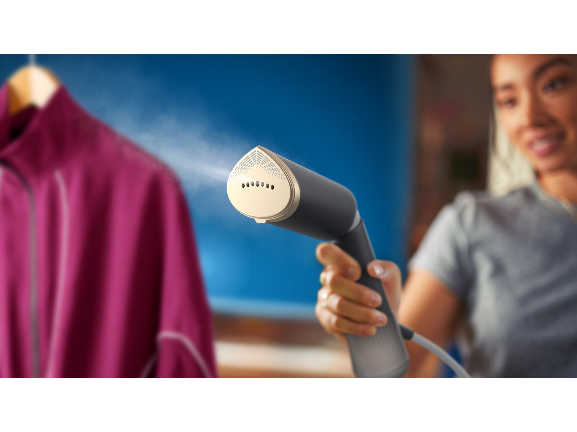 Philips 5000 Series STH5030/80 Håndholdt tøydamper (grå) -B-Grade Demo hjem & fritid