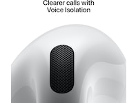 Apple AirPods 4 med Støyredusering trådløse ørepropper, In-Ear (hvit) Ørepropper