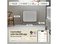 Mill Invisible Smart WiFi Gen 4 panelovn 400W -B-Grade Demo hjem & fritid