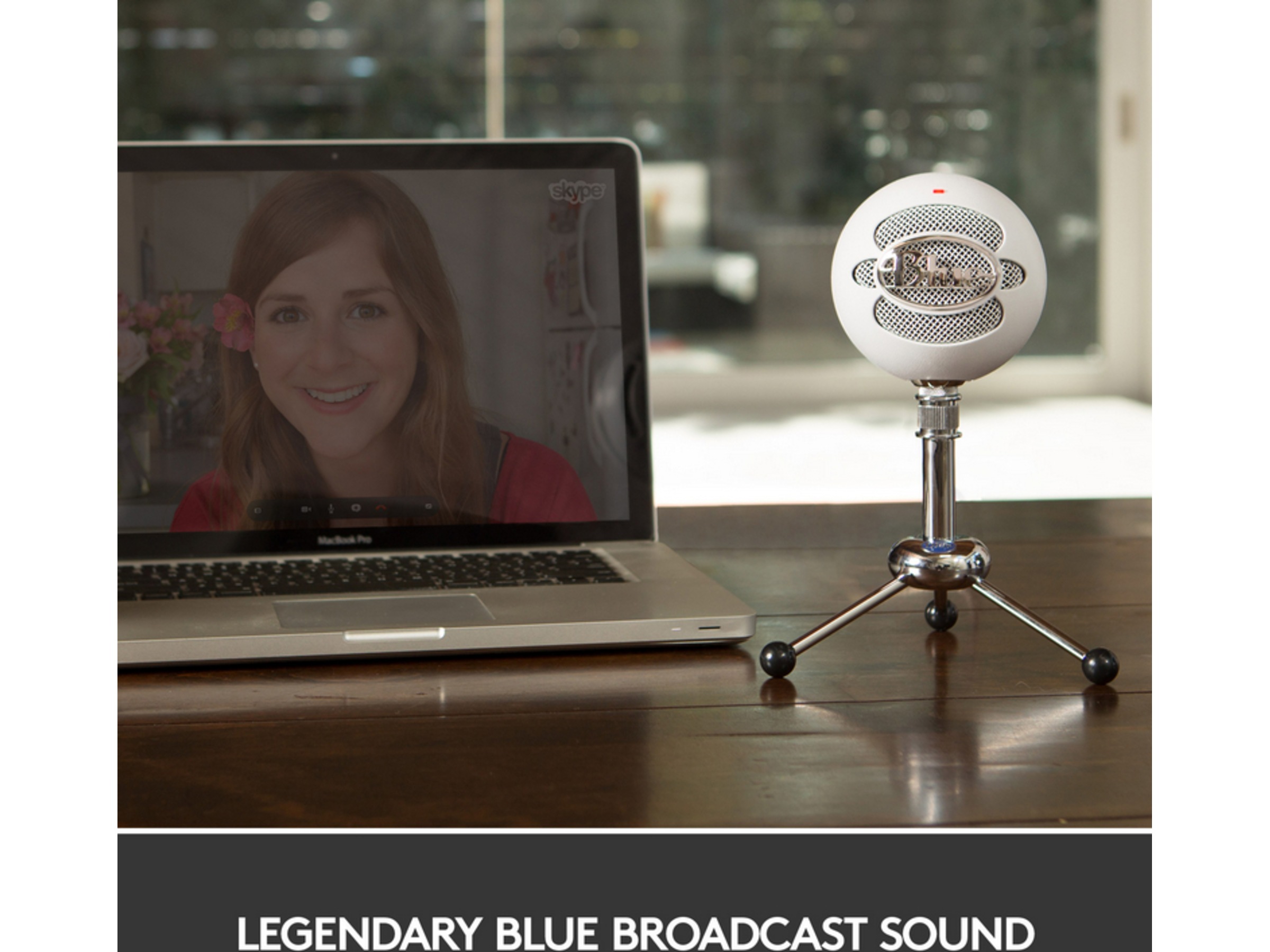 Blue Snowball Mikrofon White Mikrofon