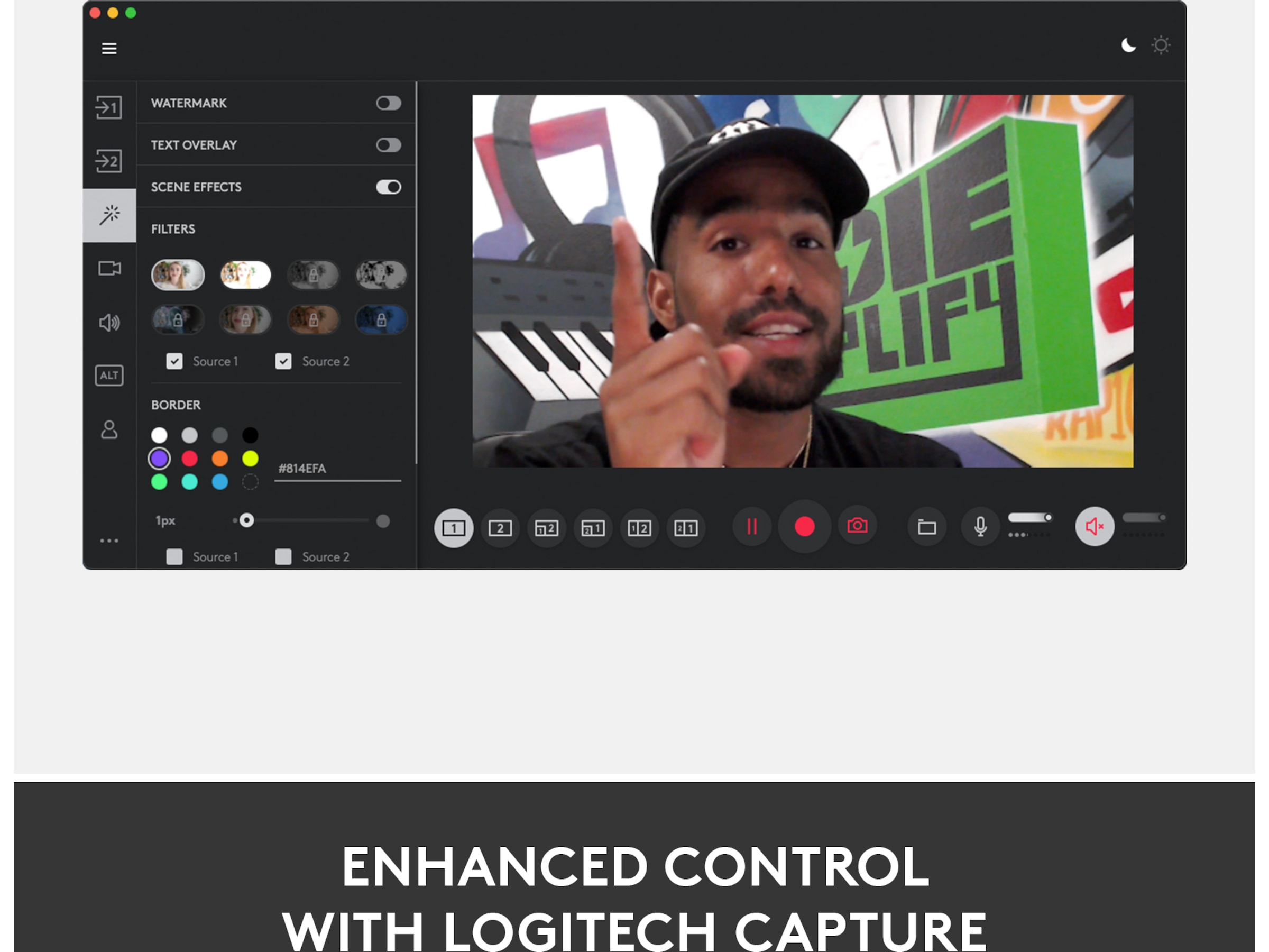 Logitech StreamCam Graphite Webkamera