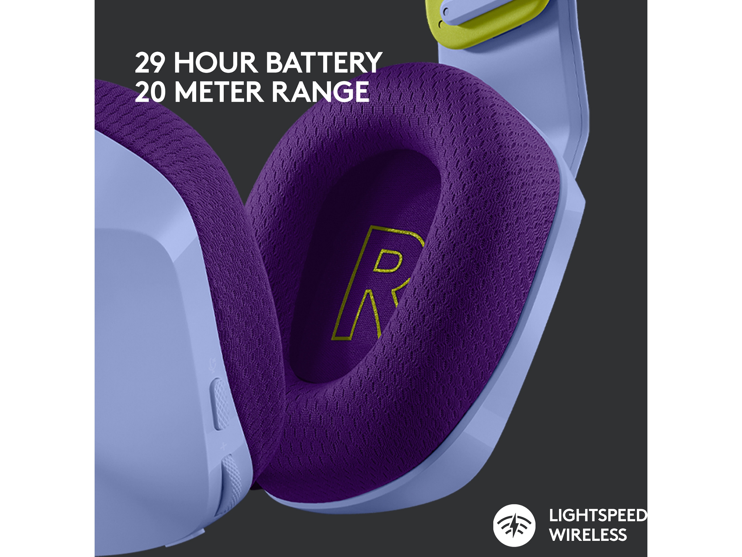 Logitech G733 LIGHTSPEED Trådløst Gaming Headset (lilac) Gamingheadset