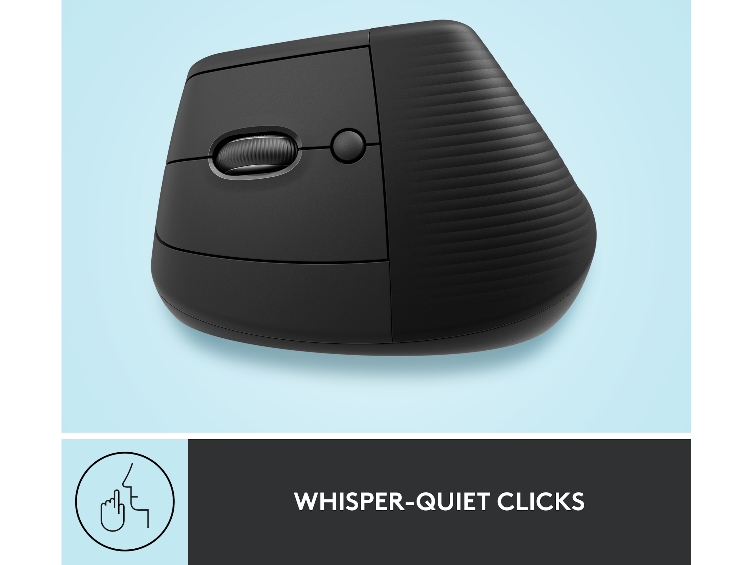 Logitech Lift Vertikal Venstre mus (graphite) Mus