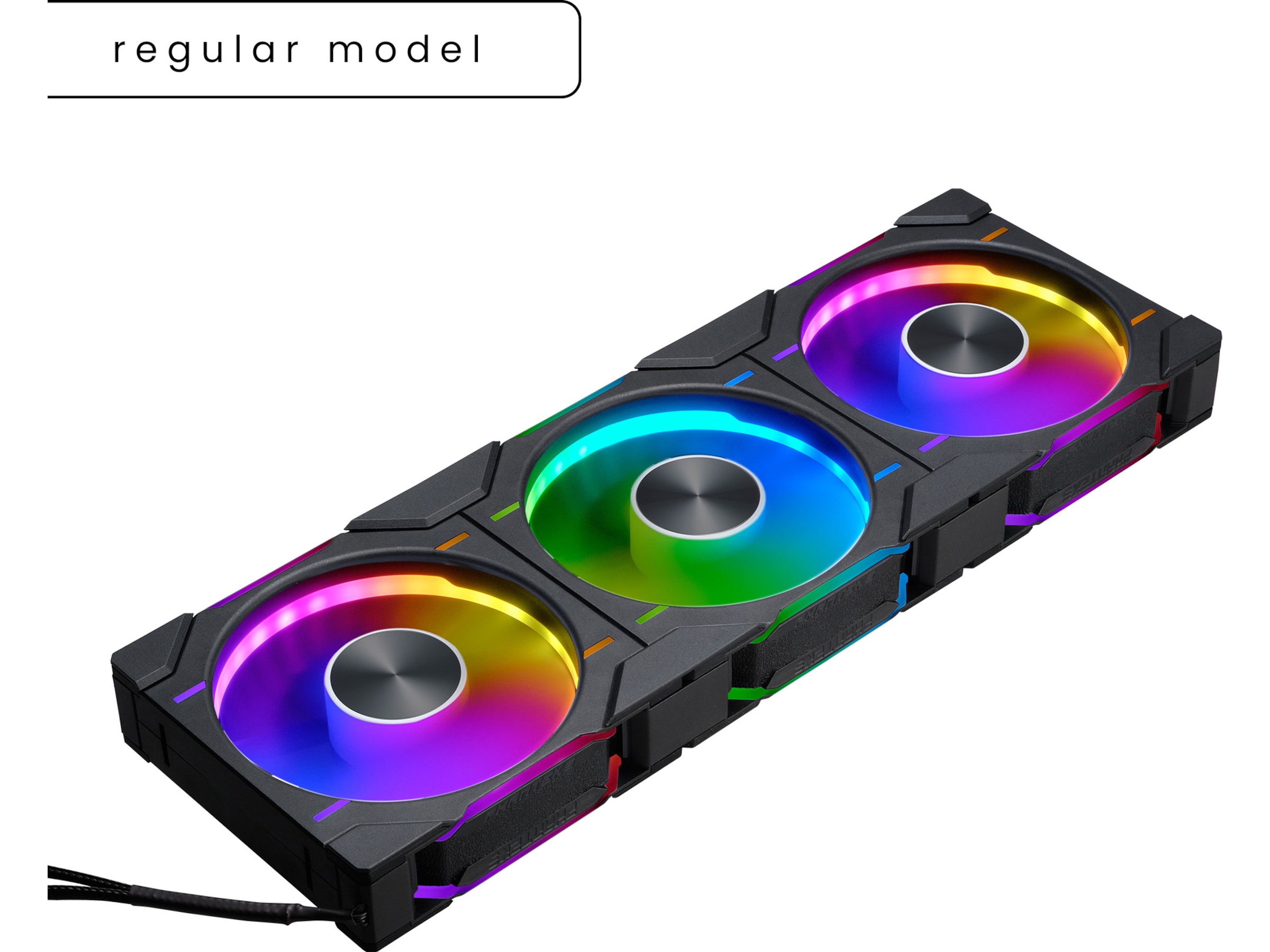 Phanteks D30 120mm DRGB Vifte 3pack (sort) Vifter