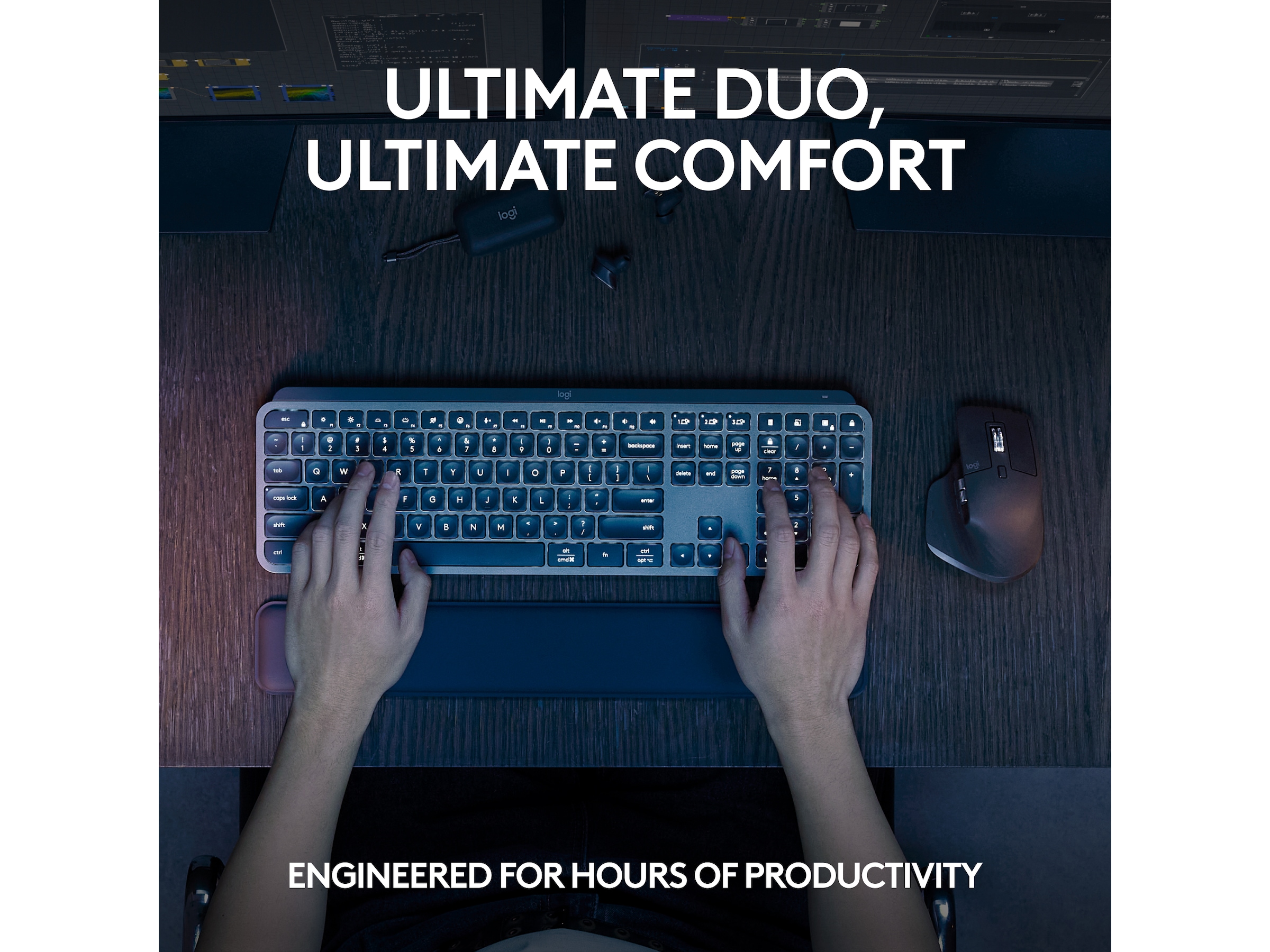 Logitech MX Keys S bundle (graphite) Tastatur