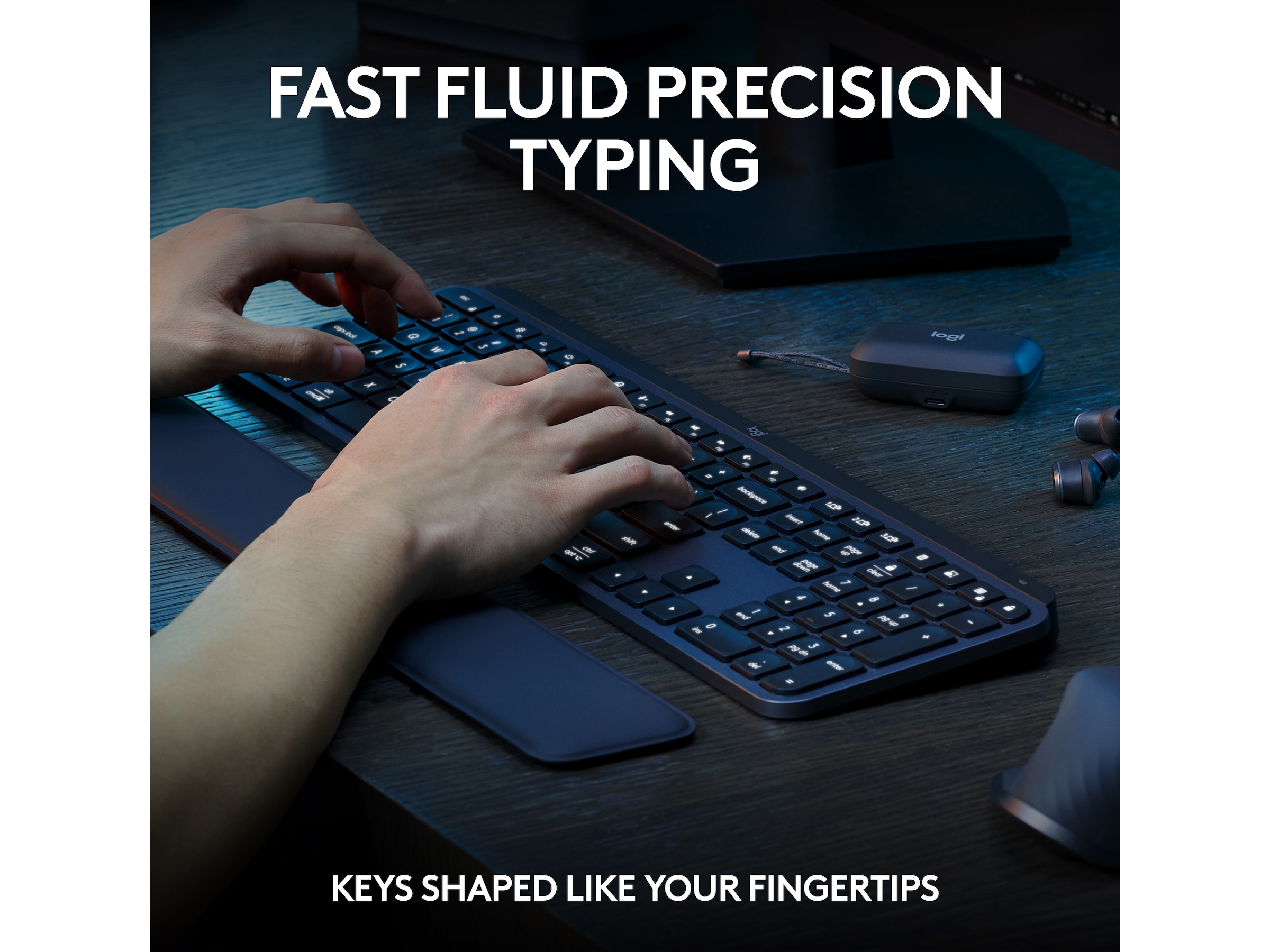 Logitech MX Keys S bundle (graphite) Tastatur