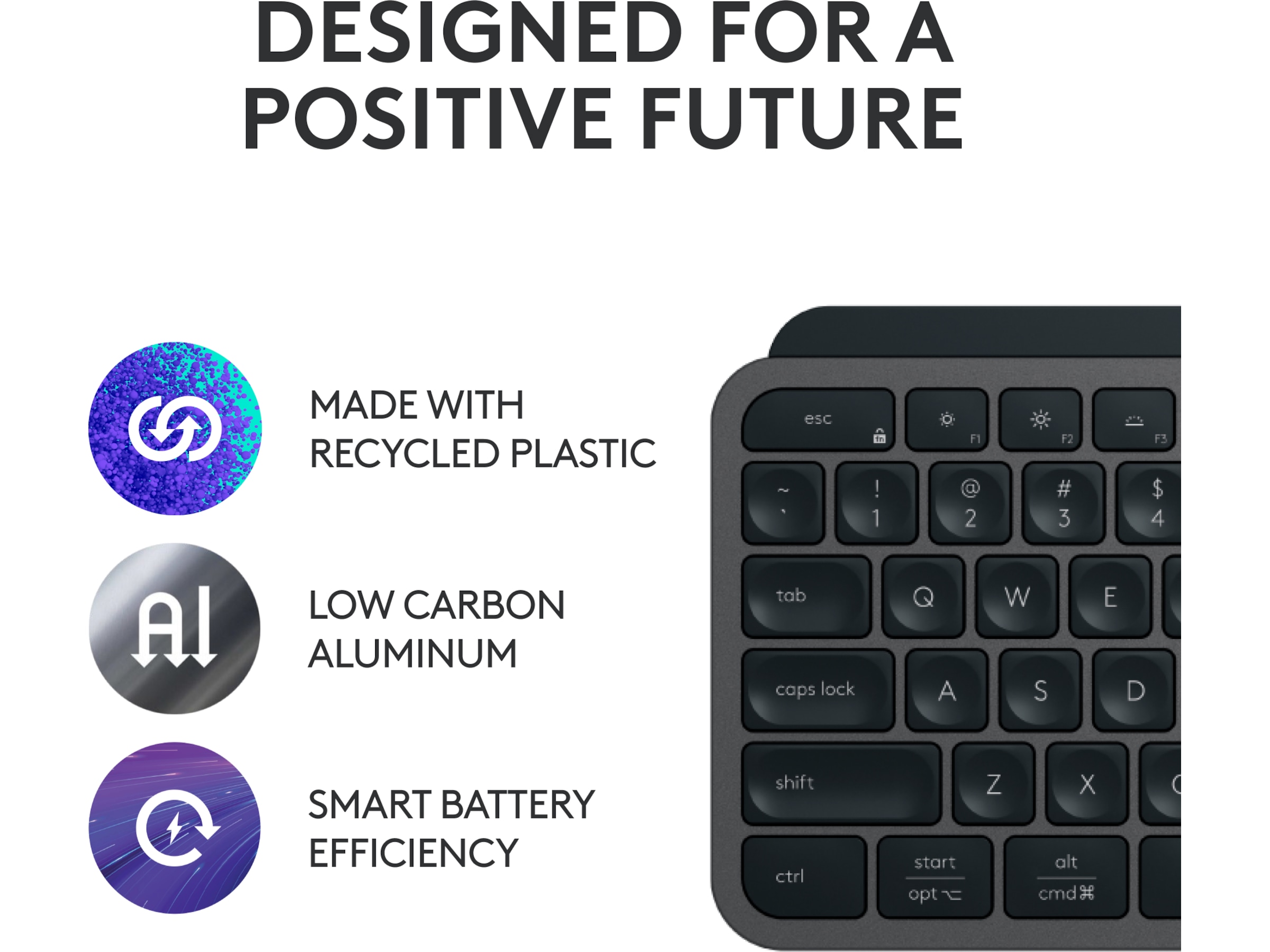 Logitech MX Keys S bundle (graphite) Tastatur