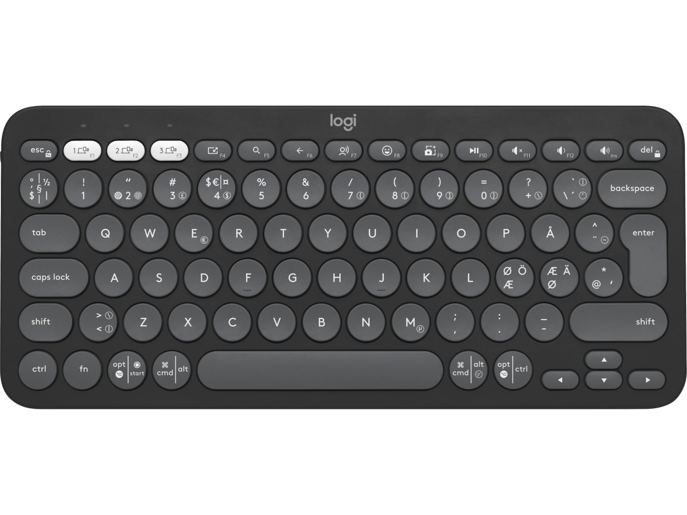 Pebble Keys 2 K380s (sort) Tastatur