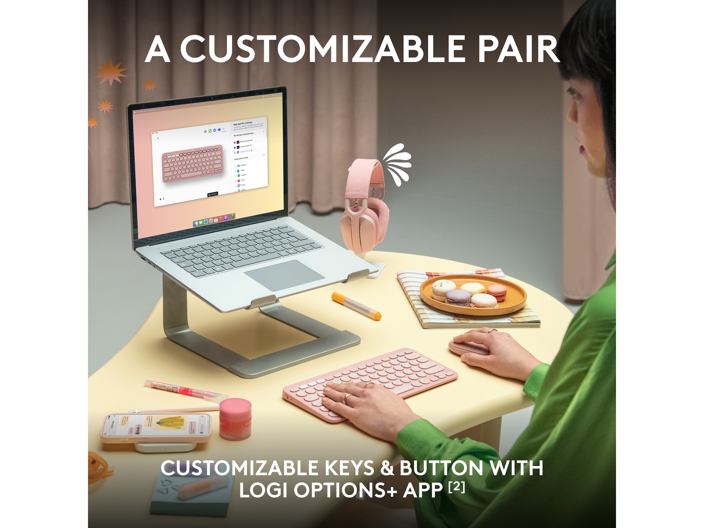 Pebble 2 Combo (sort) Mus & tastatur -kombipakker