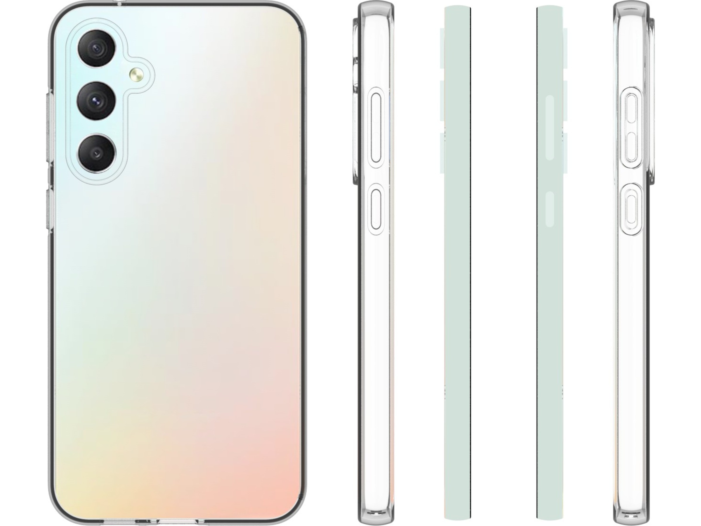 iiglo Galaxy S23 FE Silikondeksel (gjennomsiktig) Mobildeksel