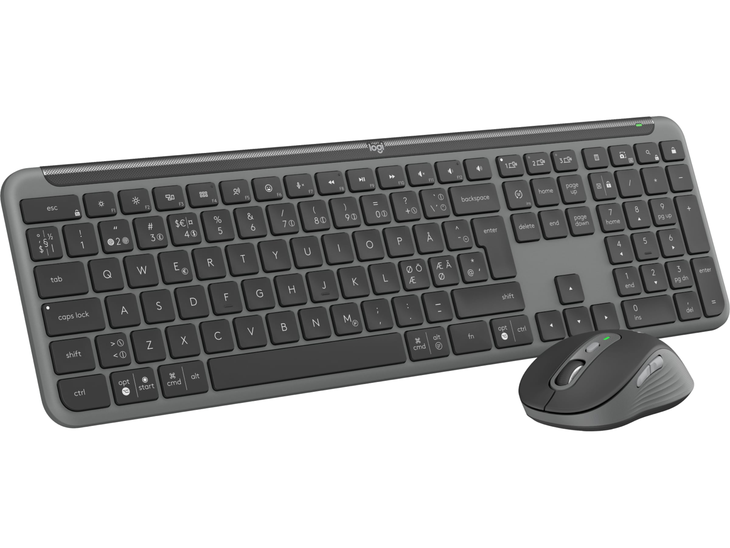 Logitech Signature Slim Combo MK950 (graphite) Mus & tastatur -kombipakker