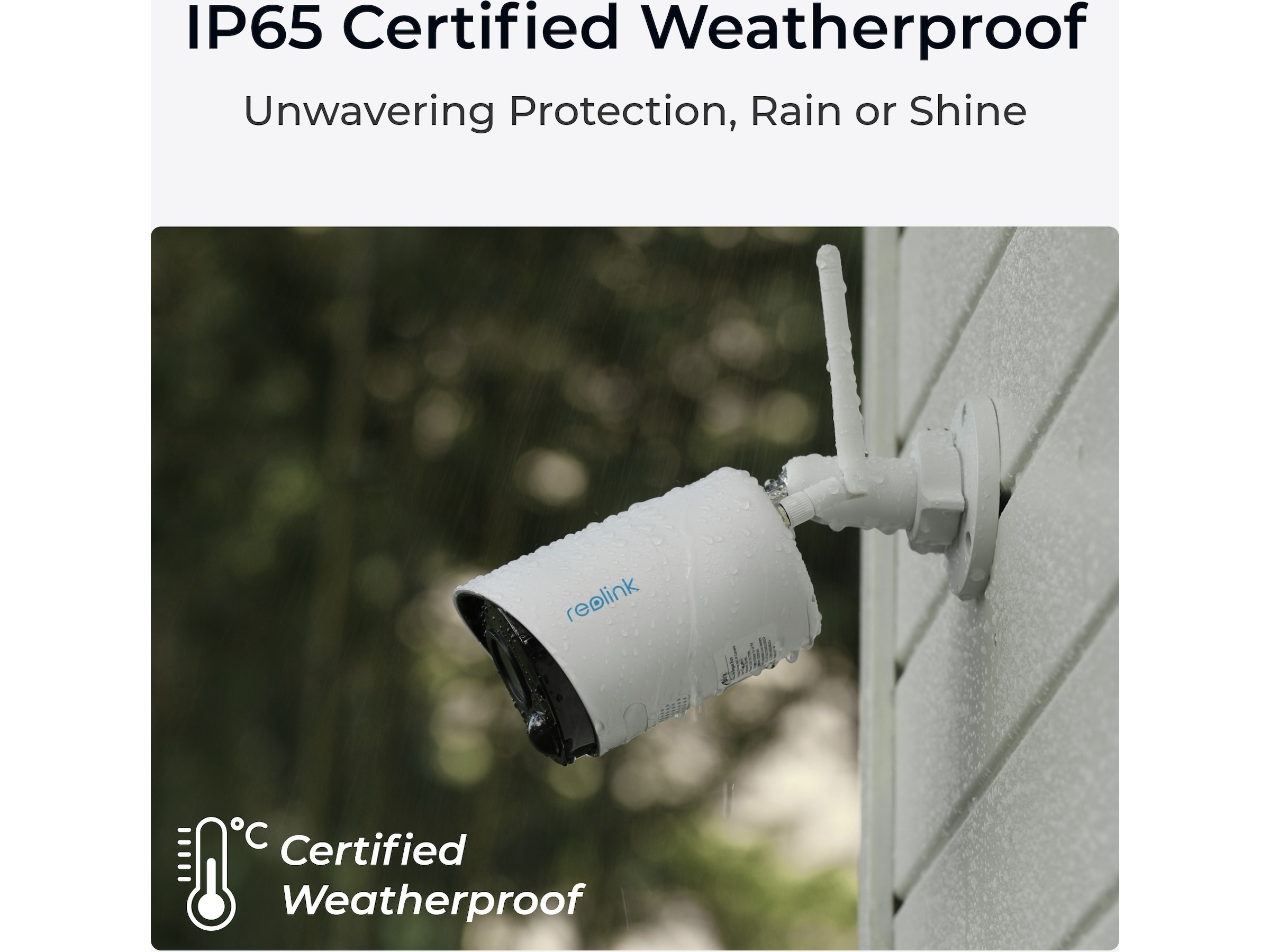 Reolink Argus Eco trådløs utendørs overvåkningskamera Overvåkningskameraer