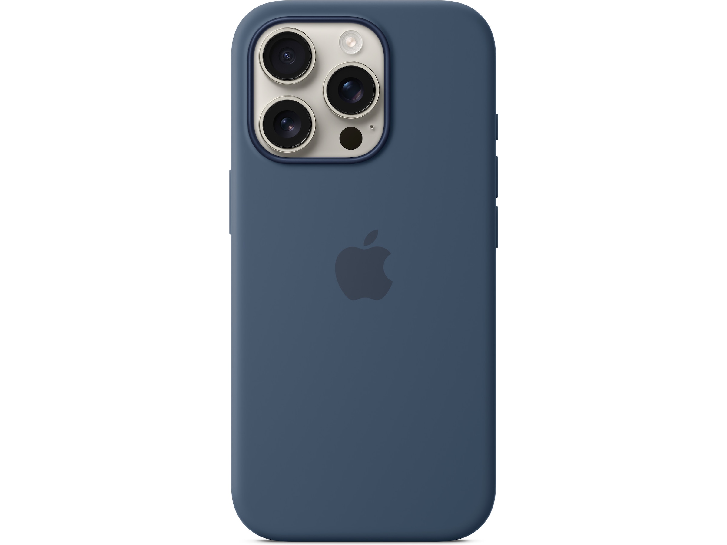 Apple iPhone 16 Pro Silikondeksel (denim) Mobildeksel