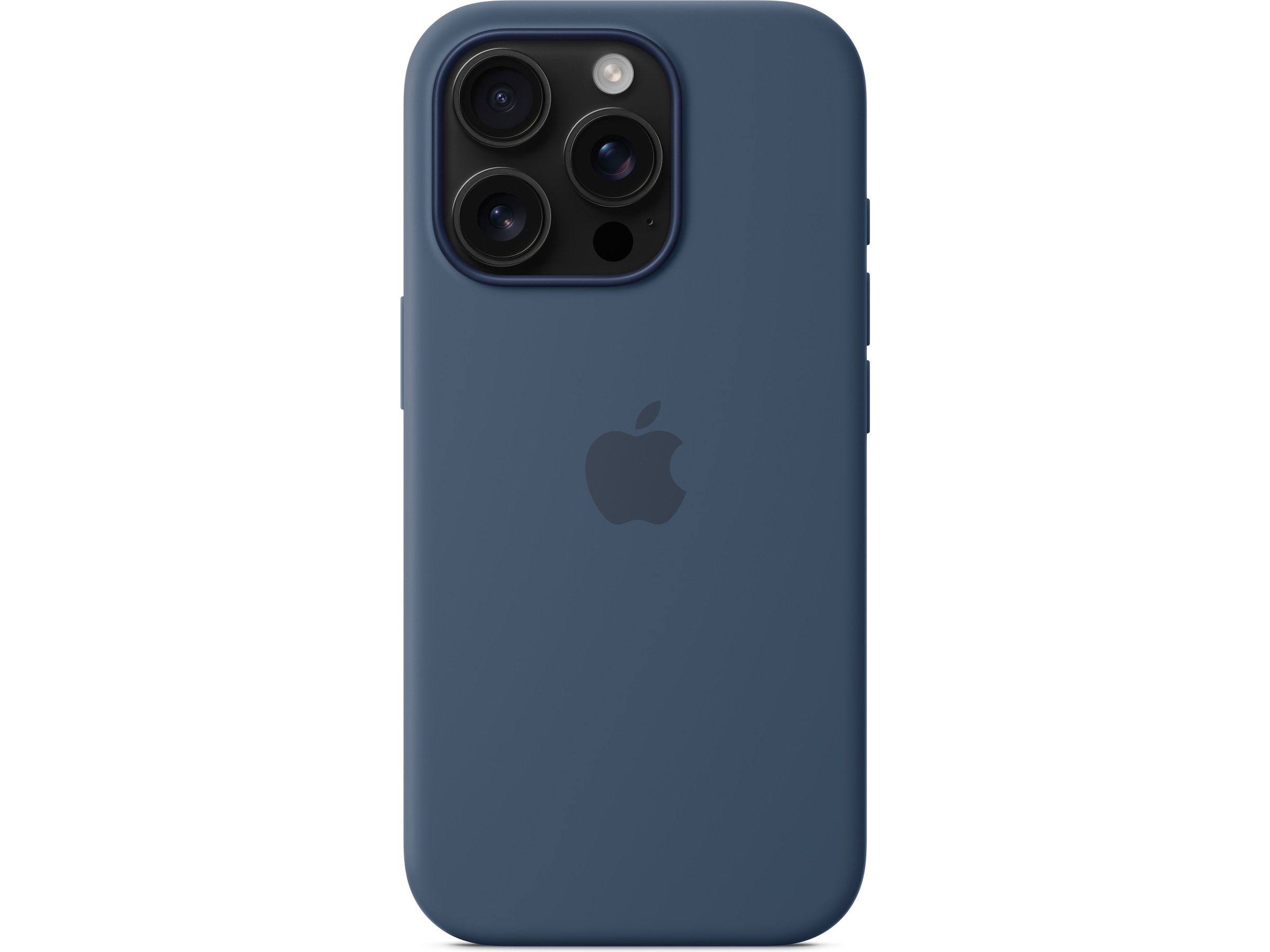Apple iPhone 16 Pro Silikondeksel (denim) Mobildeksel