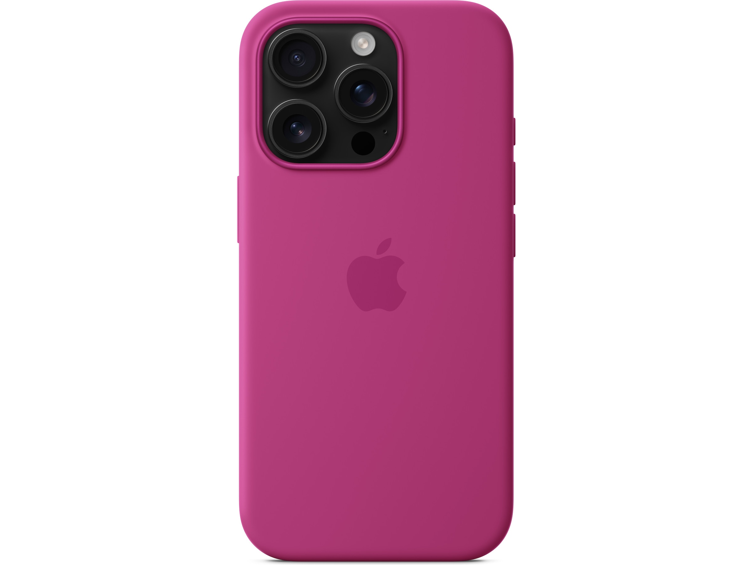 Apple iPhone 16 Pro Silikondeksel (fuksia) Mobildeksel