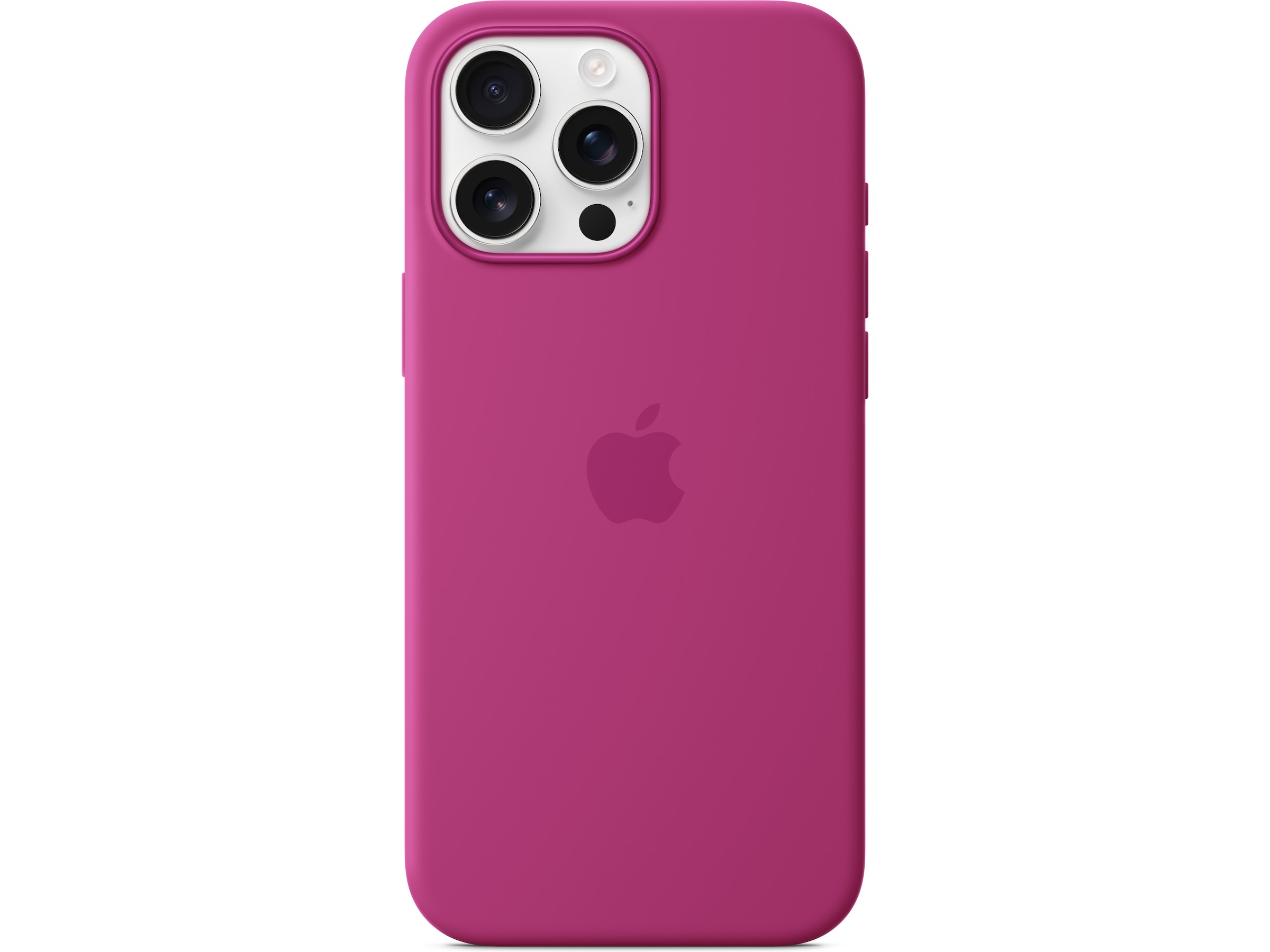 Apple iPhone 16 Pro Max Silikondeksel (fuksia) Mobildeksel