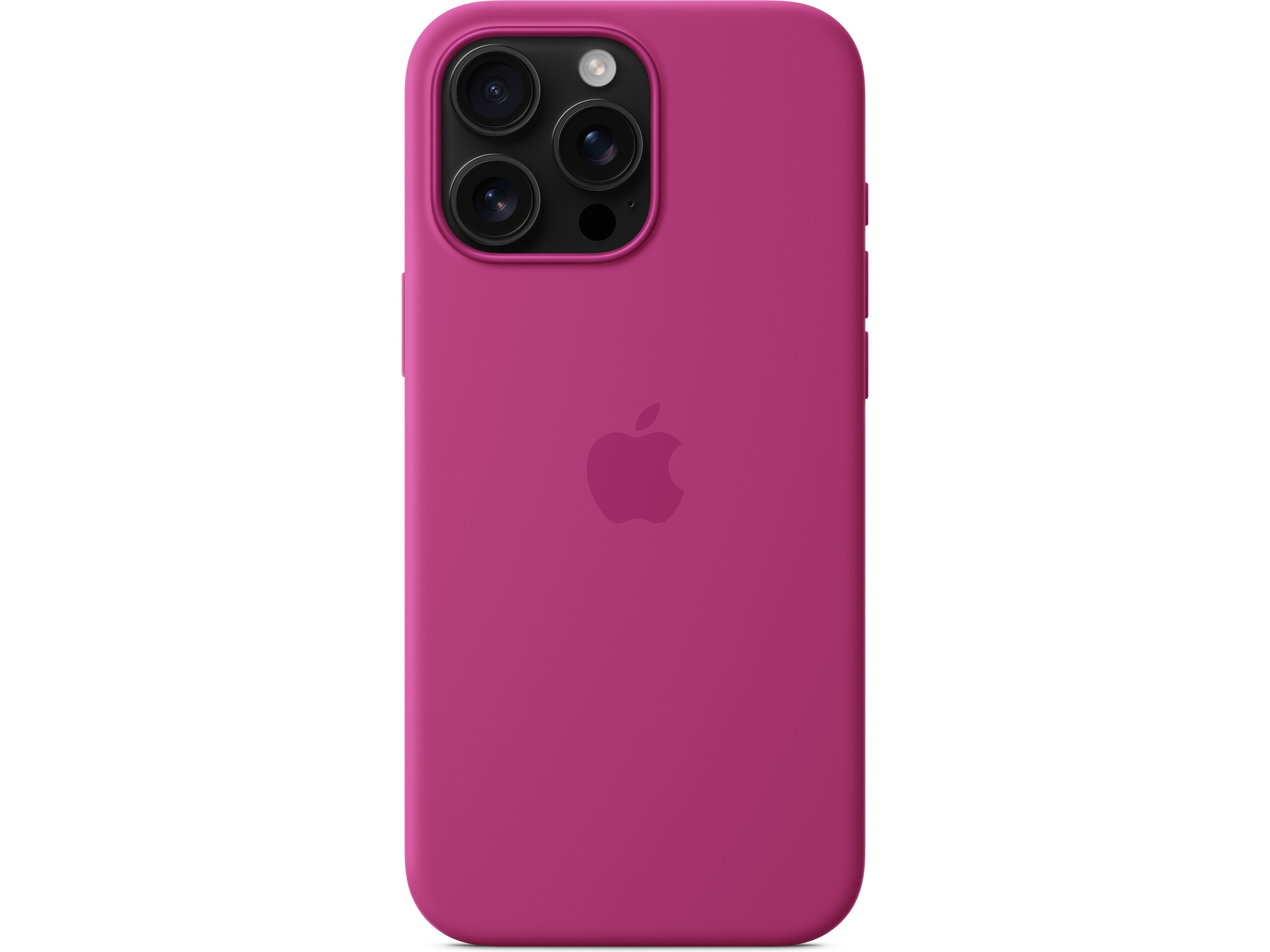 Apple iPhone 16 Pro Max Silikondeksel (fuksia) Mobildeksel