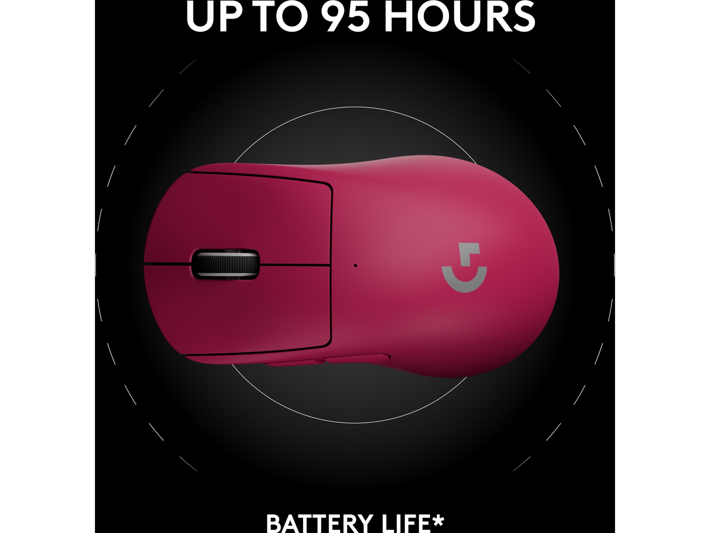 Logitech G Pro X Superlight 2 DEX trådløs gamingmus (rosa) -B-Grade Demo mus